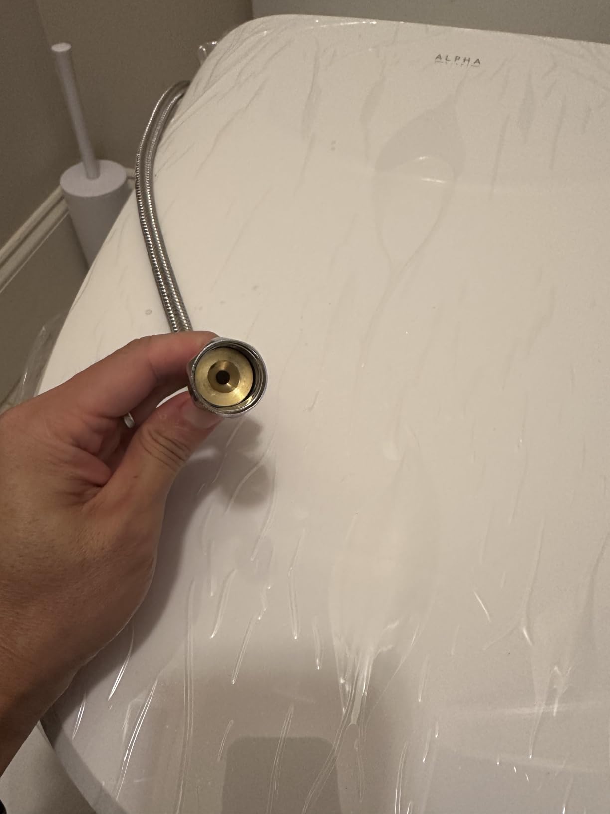 ALPHA BIDET UX Pearl Bidet Toilet Seat in Elongated White | Ultra Low Profile | Endless Warm Water | Arced Stainless Steel Nozzle | LED Nightlight | Dryer | Deodorizer | 3 Year Warranty customer photo 1
