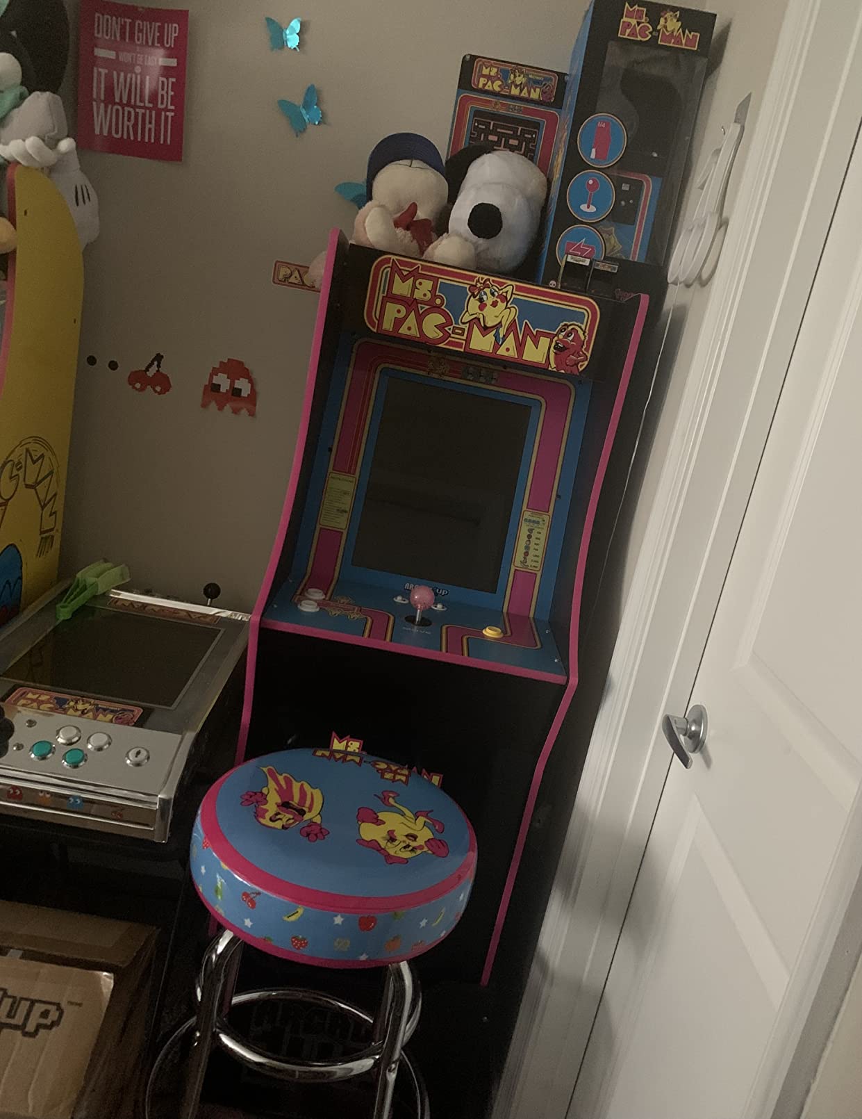 Ms Pac Man Arcade Game Bar Stool (30 Inch) customer photo 2