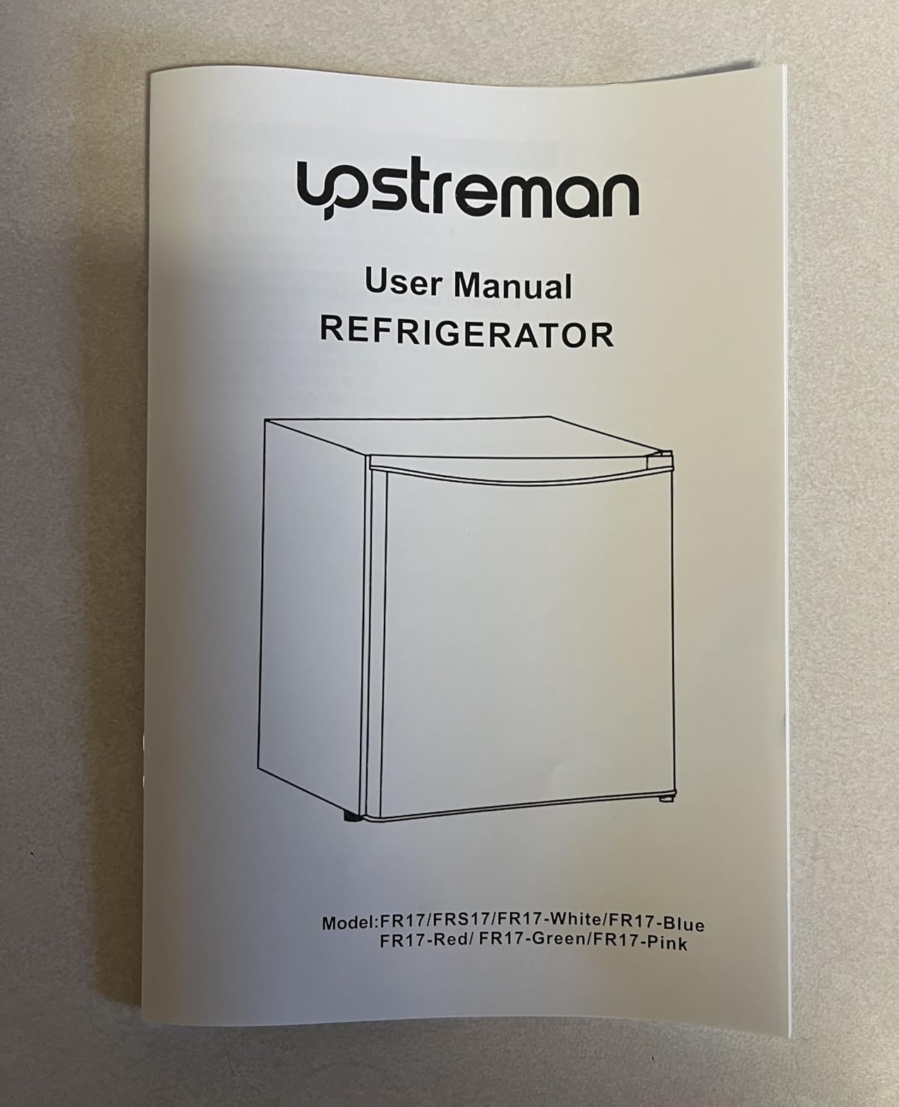 Upstreman 1.7 Cu.ft Mini Fridge with Freezer, Black-FR17 | Dorm Essentials, Adjustable Thermostat, Energy Saving, Low Noise, Compact Refrigerator for Dorm, Office, Bedroom customer photo 2