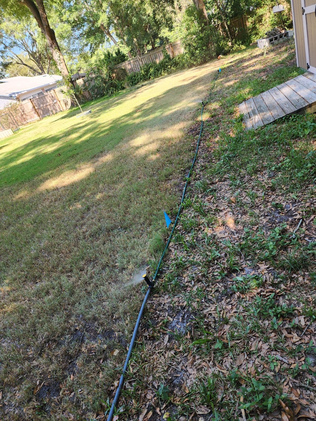Melnor Multi-Adjustable Watering Set, 1800 Sq Ft: 3 Sprinklers, 2 Hoses | 65191AMZ customer photo 1