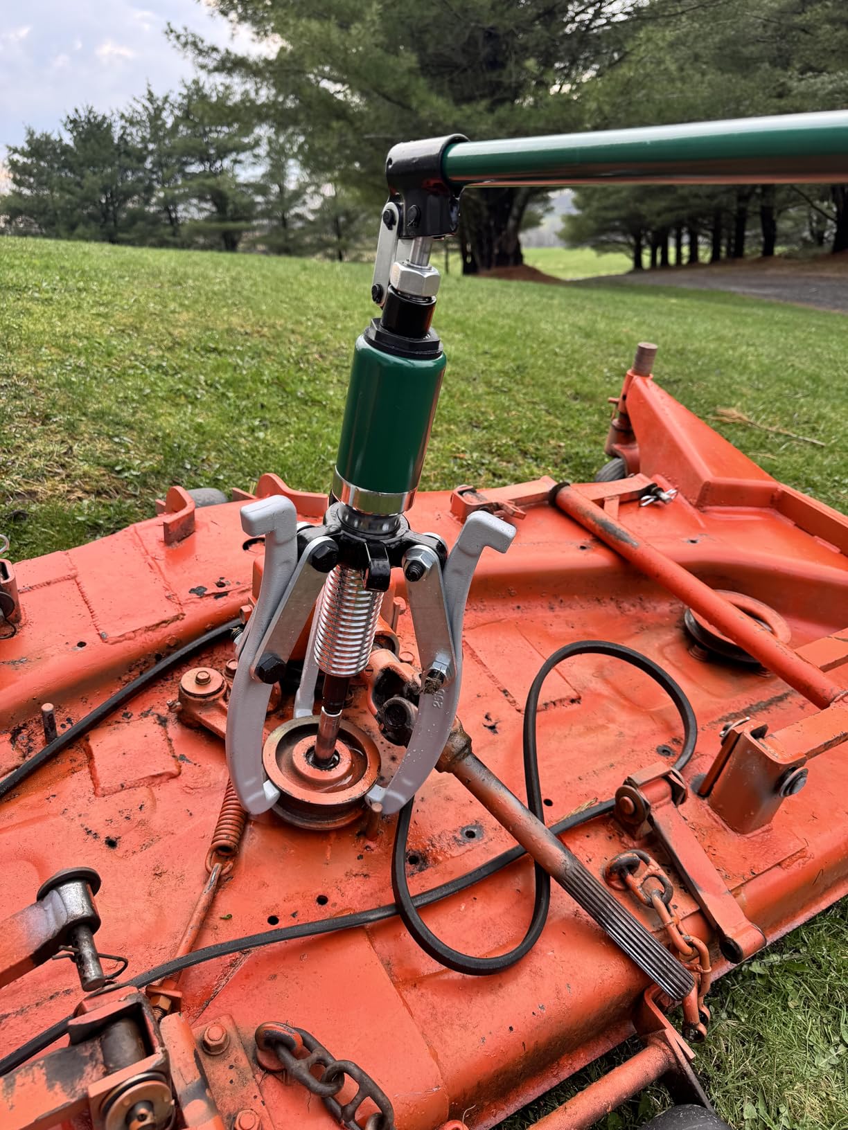 10-Ton Hydraulic Gear Puller with 2 & 3 Jaw 10