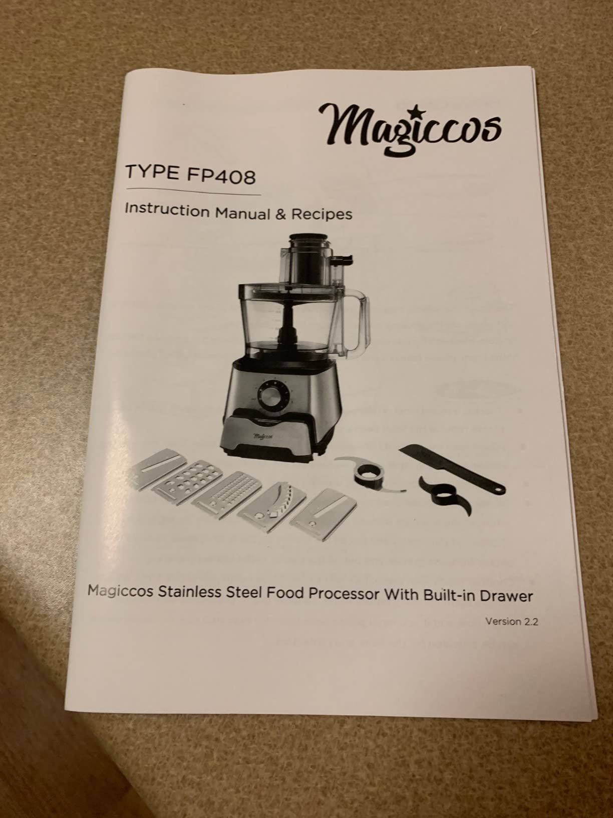 14-Cup Food Processor, 1000W Motor, Storage Drawer, Inox Color | 7 Speeds, XL Bowl & Large Feed Chute, French Fry Cutter, Chop, Slice, Shred & Mix Veggies, Cheese & Meat for Family Meals customer photo 2