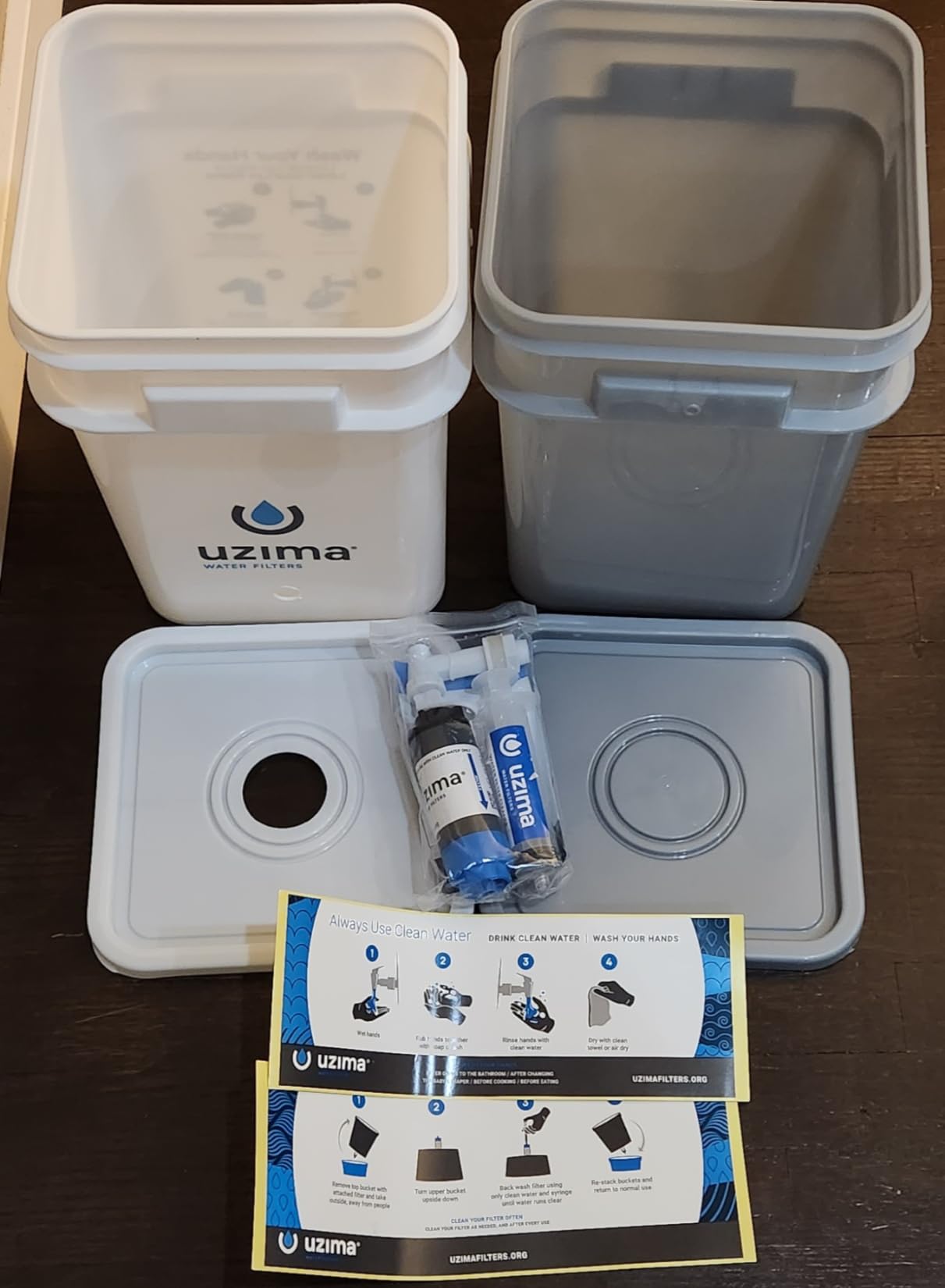 Uzima UZ-2 Camping Water Filter and Drinking Water Filter System, Portable Survival Camping Essentials, Backpacking Purification Gear customer photo 2