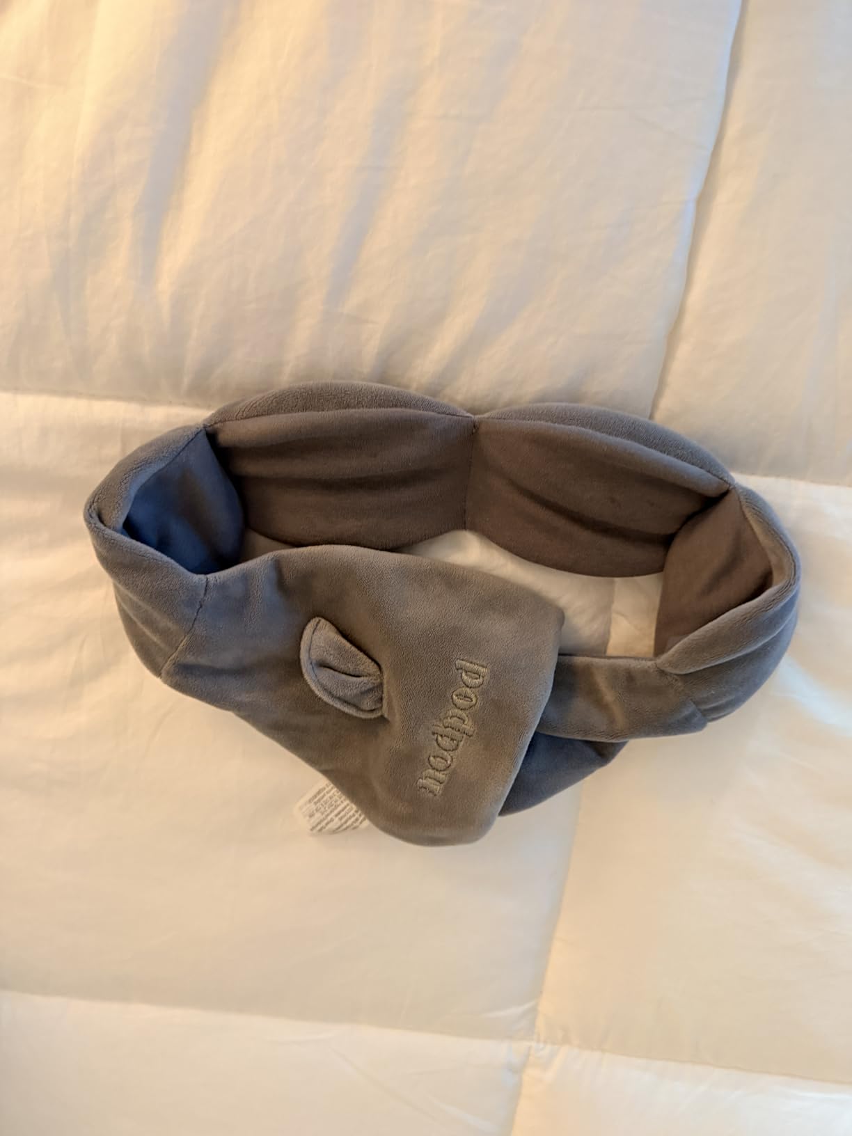 nodpod Patented Gentle Pressure Sleep Mask, Weighted Eye Mask | Patented Light Blocking Design for Sleeping, Travel & Relaxation, Bead Filled, Machine Washable, BPA-Free, Sage customer photo 1