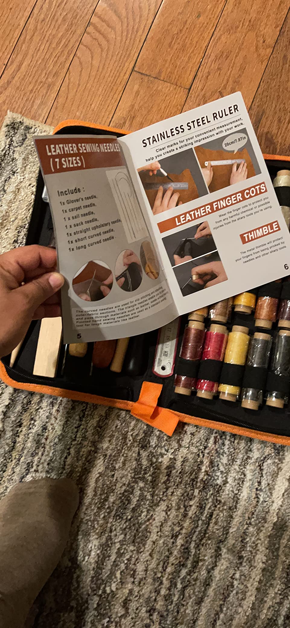 BUTUZE Leather Working Tools, Practical Leather Craft Kit customer photo 2