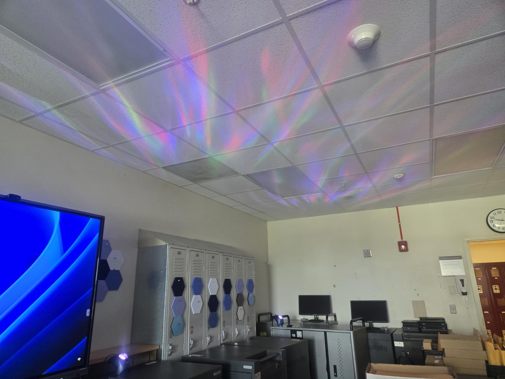 Northern Galaxy Light Aurora Projector with 33 Light Effects, Night Lights LED Star Projector for Bedroom Nebula Lamp, Remote Control, White Noises, Bluetooth Speaker for Parties White customer photo 2
