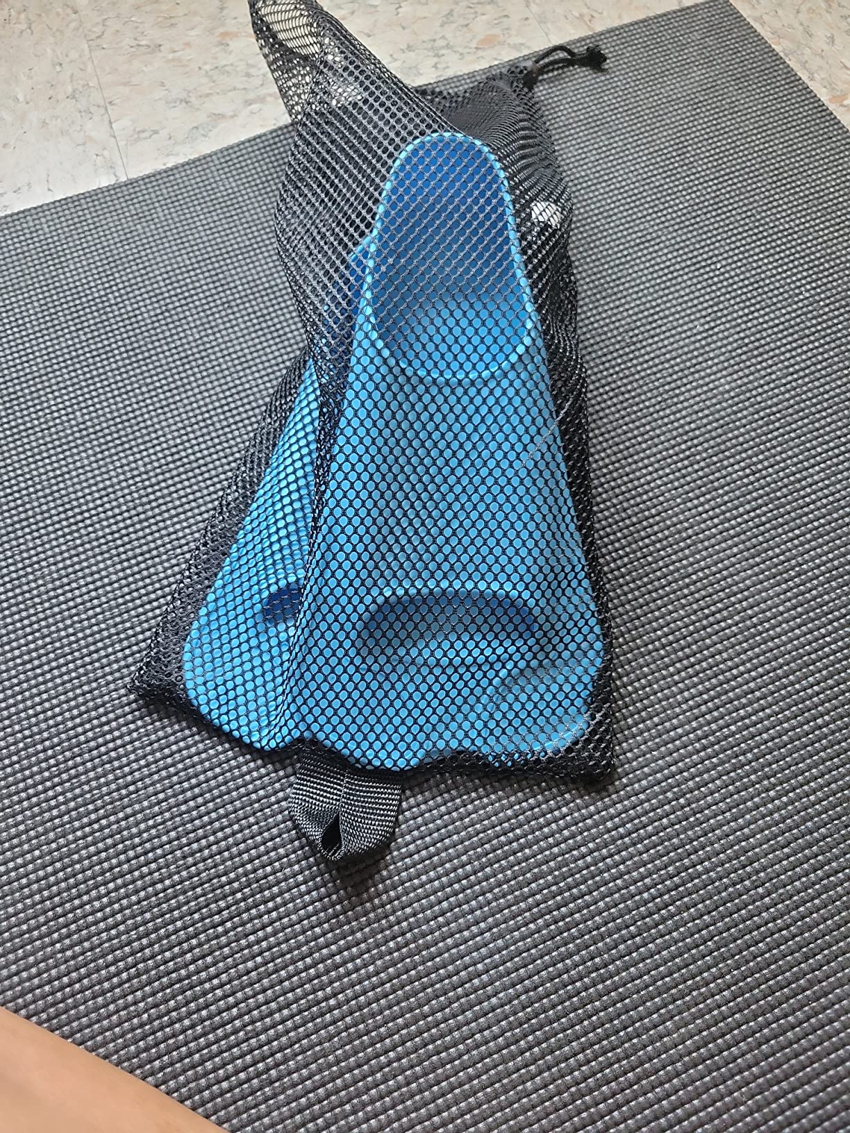 Swim Fins, Happyouth Swim Training Fins Short Fins Silicone Swim Flippers Swimming Fins with Mesh Bag for Lap Swimming Kids Adult Men Women customer photo 2