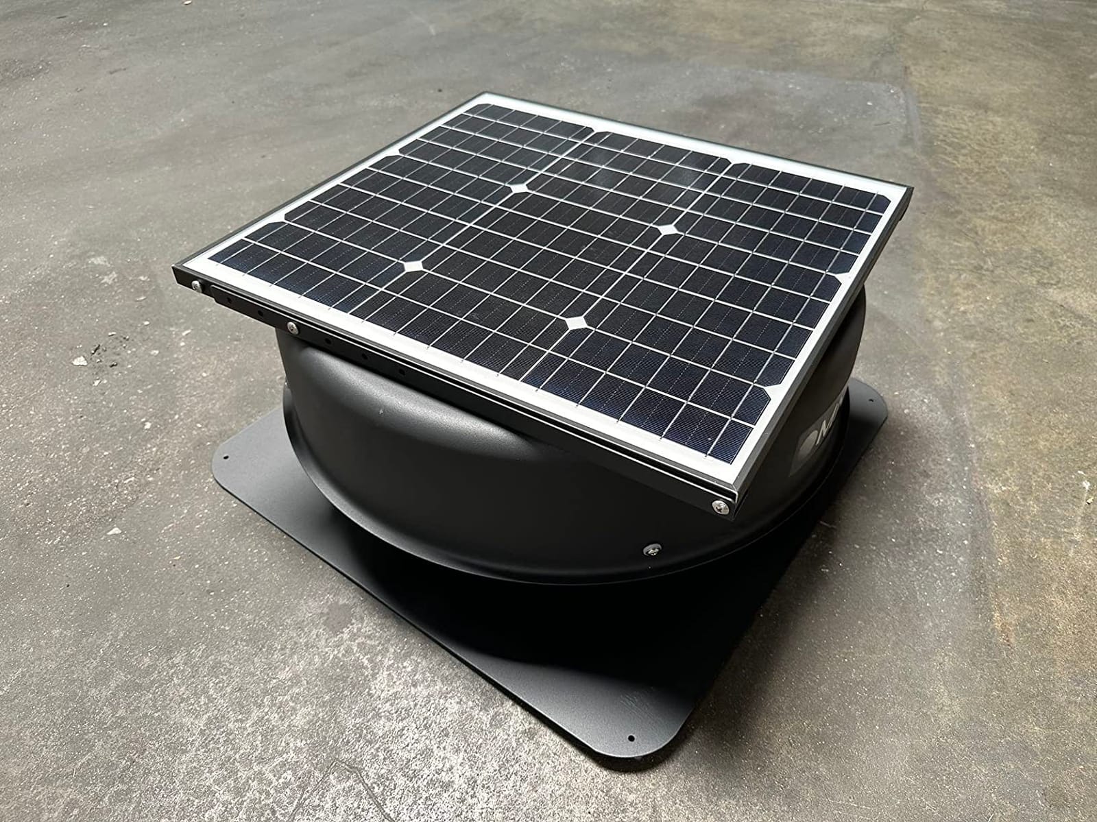 Solar Hybrid Attic Fan, 40 W 2100 CFM Roof Mount Exhaust Fan With AC Adapter, 75°F Thermostat Auto On/Off, Low Noise and Weatherproof for Home, Shop, RV, Garage & Shed customer photo 2
