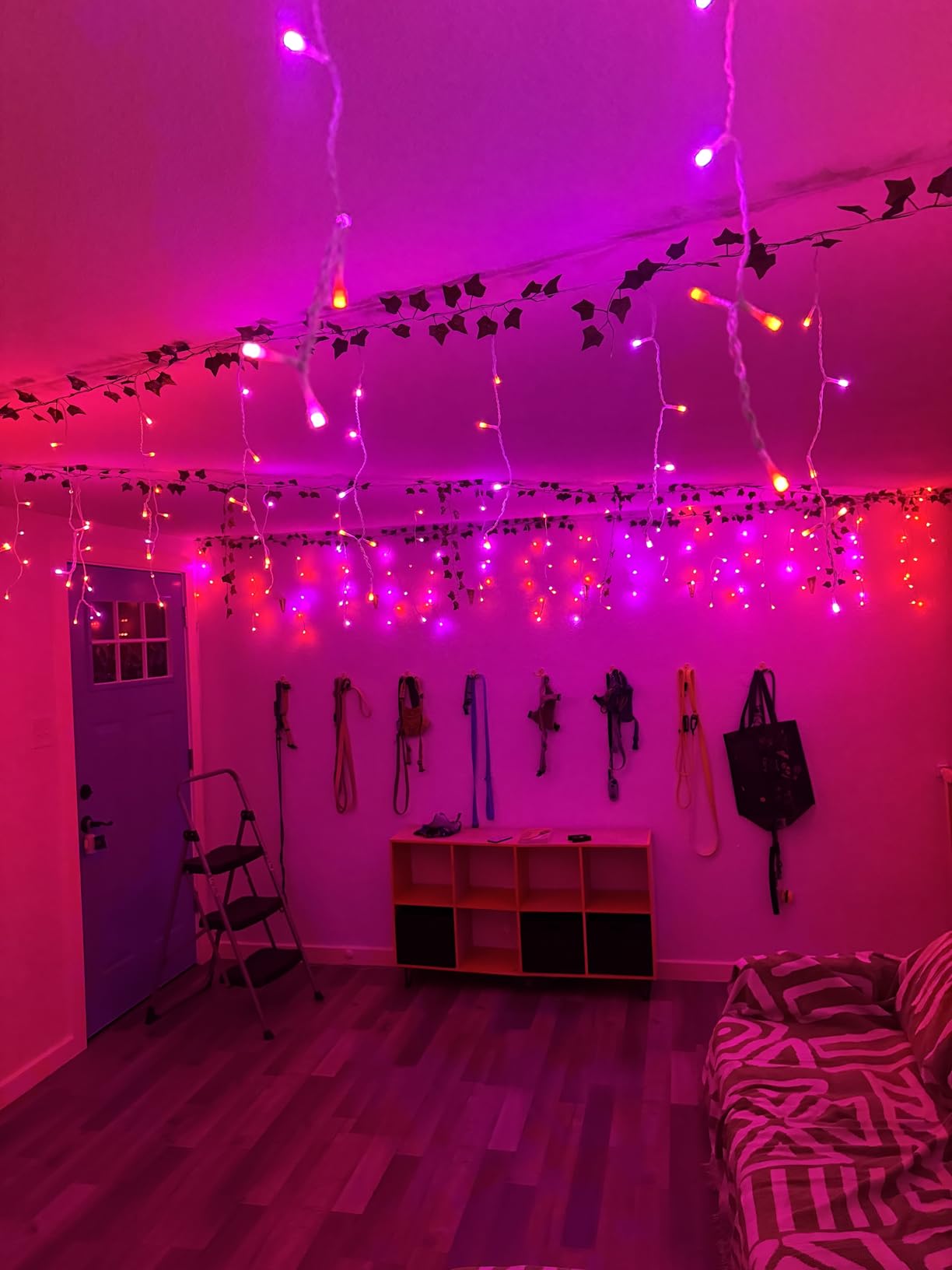 35 Colors Icicle Lights for Outside, 48FT Icicle Christmas Lights | Outdoor Roof Christmas Lights with Remote, Color Changing LED Hanging String Lights for Roof Window Halloween Decorations customer photo 1
