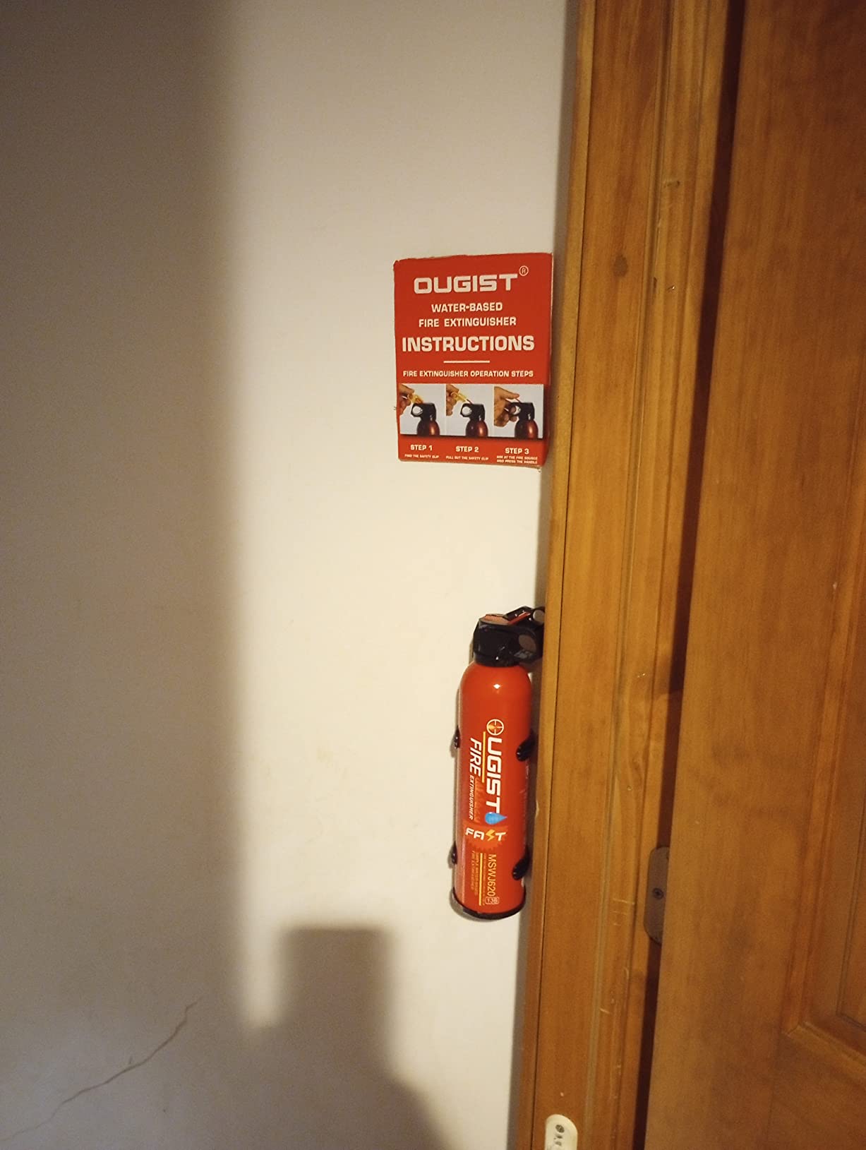 Multipurpose Fire Extinguisher (4 Pack, 21oz Each) with Wall Mount Bracket, Water-Based Foam No Residue, for Kitchen Grease & Electrical Fires, Portable Small Extinguisher for Home, Vehicle & Office customer photo 2