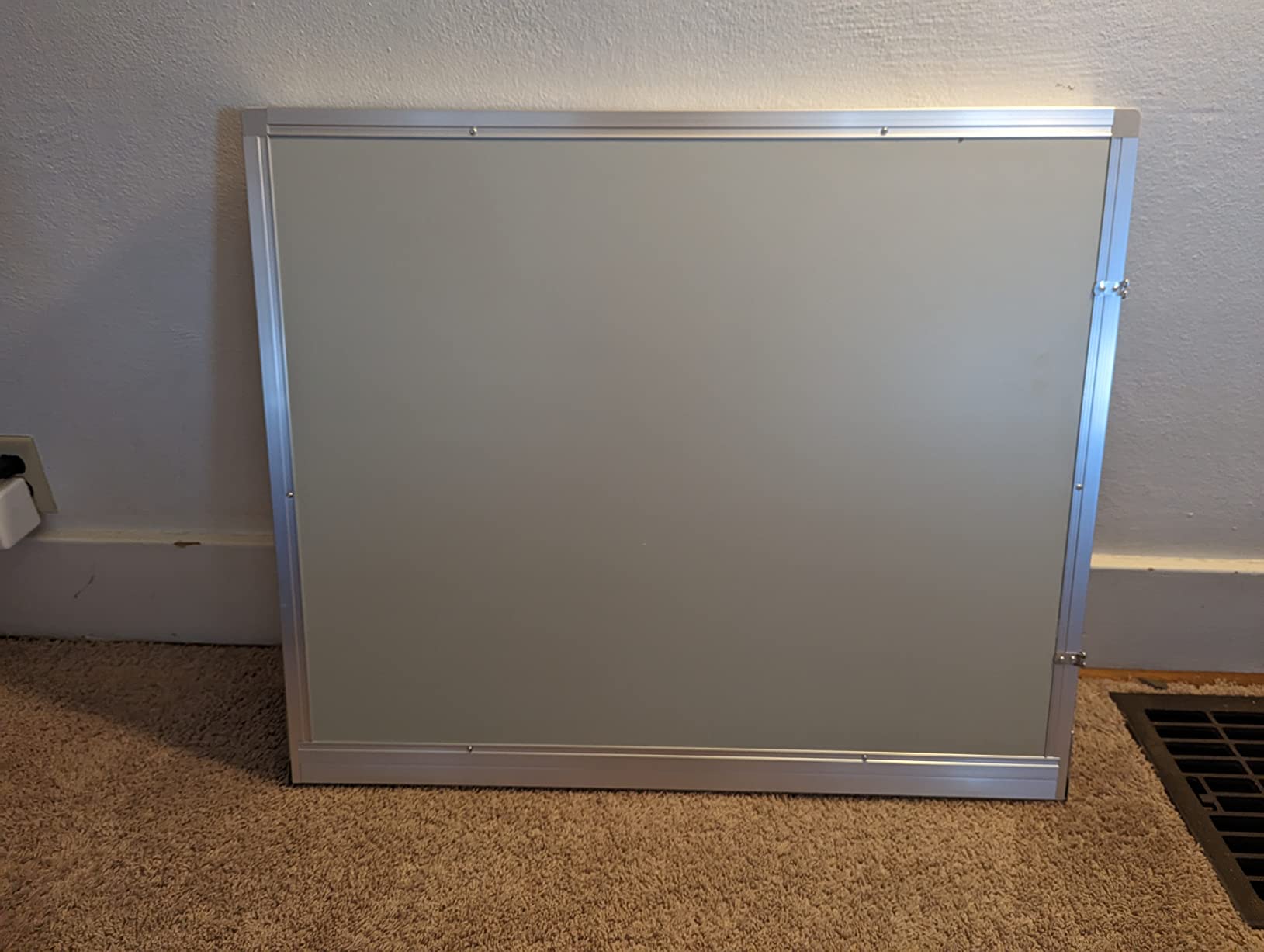 White Board Dry Erase 60 x 36, Maxtek Large Magnetic Whiteboard 5' X 3' Dry Erase Board Foldable with Long Marker Tray for Wall-Mounted Aluminum Memo Board Supplies for Class Office & Home customer photo 1
