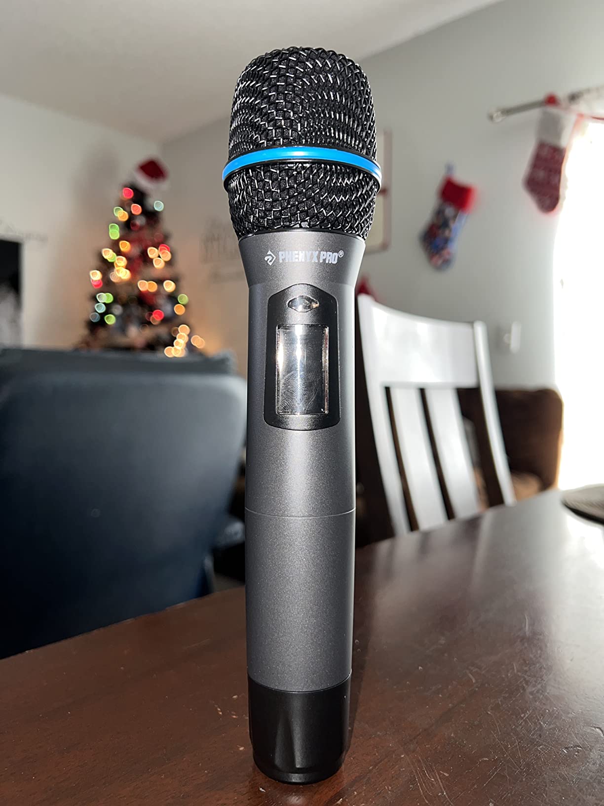 Phenyx Pro Wireless Microphone System, True Diversity Dual Cordless Mic Set, Professional UHF Handheld Wireless Microphones w/Auto Scan, 2x1000 Channels, 328ft for Stage & Studio (PTU-2U-2H) customer photo 1