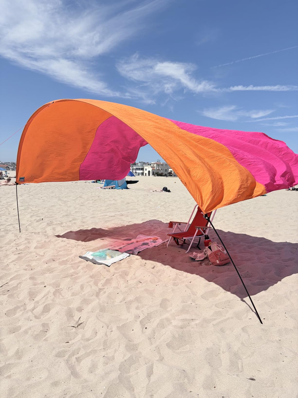 Shibumi Shade Quiet Canopy Version | Beach Tent | Sets Up in 3 Mins | 150 Sq. Ft. of Shade for up to 8 People | Includes Wind Assist | UPF 50+ Sun Protection customer photo 1
