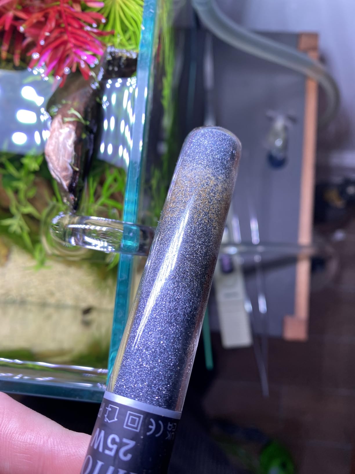 HITOP Compact Submersible Aquarium Heater -25W Digital Heater for Fish Tank Turtle Tank, for Saltwater and Fresh Water with Temperature Controller customer photo 2