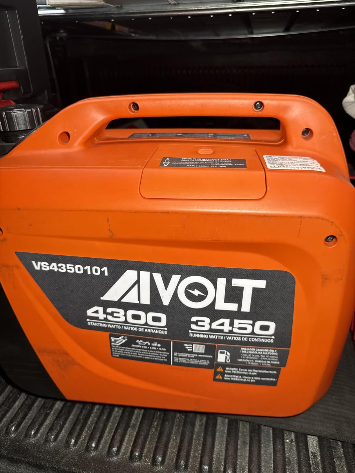 AIVOLT 4300W Inverter Generator Gas Powered Quiet RV Generator for Camping customer photo 2