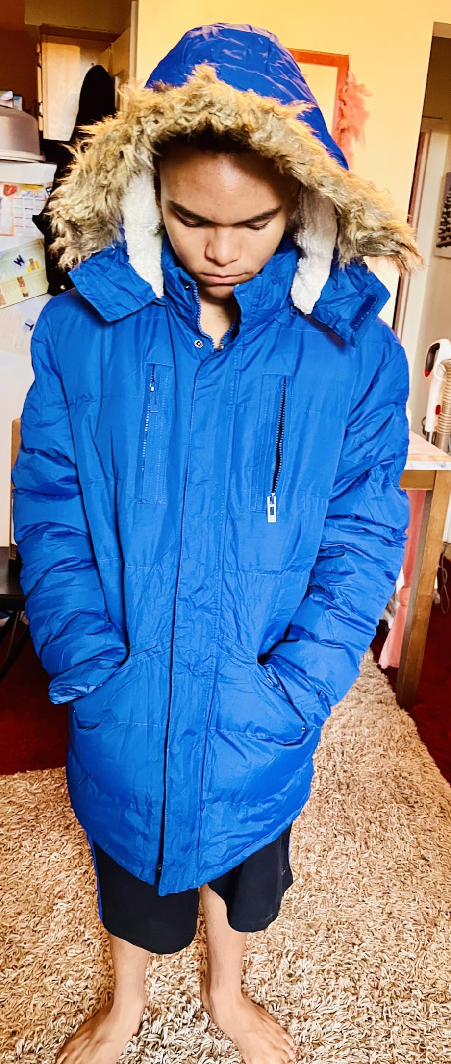 Men's Long Winter Coats Warm Heavy Water Resistant Parka Jackets customer photo 1