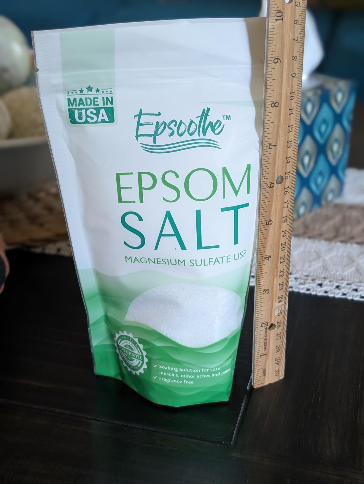 Epsom Bath Salt, Magnesium Sulfate USP, Unscented, Fine Grain, 50 Pound Bag (Packaging May Vary) customer photo 1