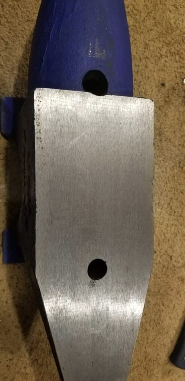 VEVOR Cast Steel Anvil, 22 Lbs(10kg) Double-Horn Anvil with Large Countertop and Stable Base, High Hardness Rugged Round Horn Anvil Blacksmith, for Bending, Shaping customer photo 1