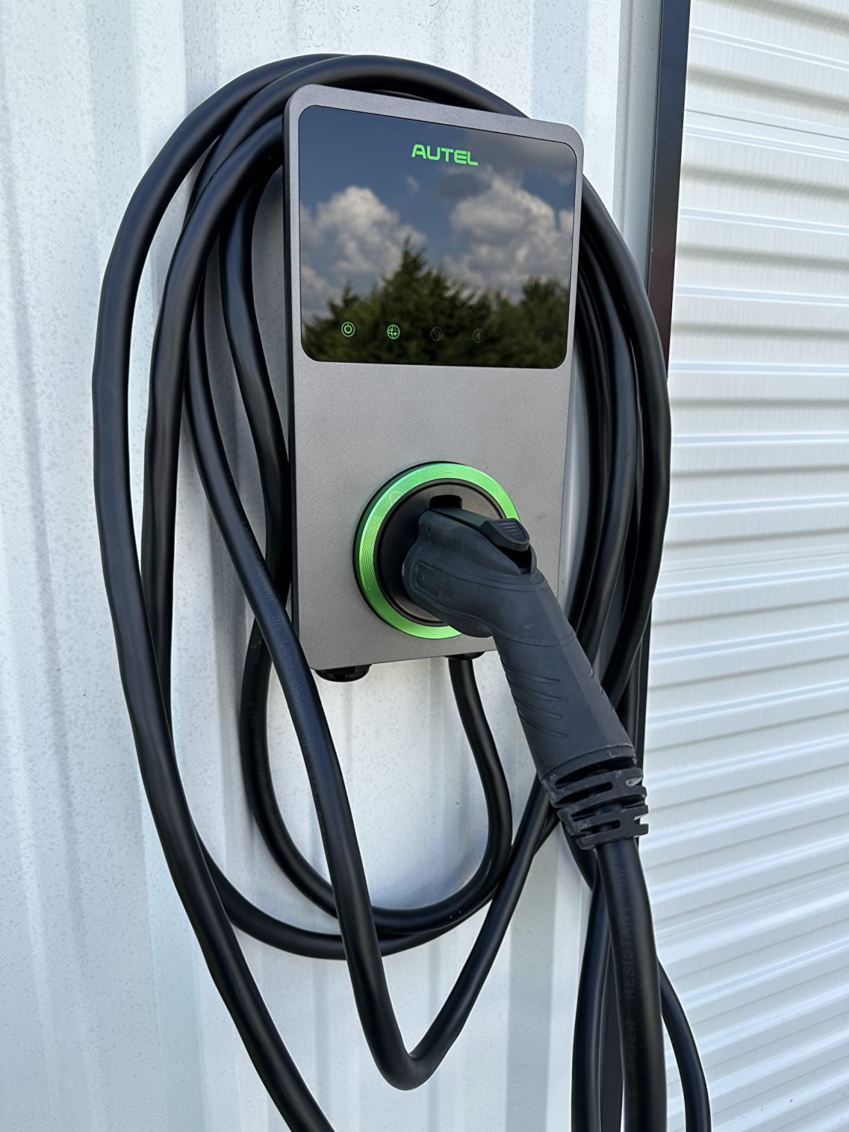 Autel 50A Level 2 EV Charger, 240V Hardwired J1772, WiFi Bluetooth, 25ft | Smart home charging with app control, WiFi and Bluetooth connectivity, 25-ft cable, and indoor or outdoor installation customer photo 1