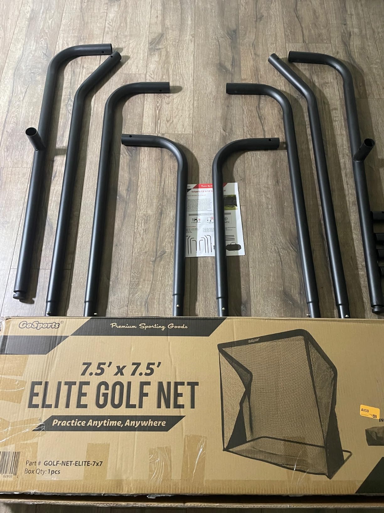 GoSports Elite Golf Practice Hitting Net with Steel Frame - Indoor and Outdoor Use - Portable Golf Net - Durable Netting - 7' or 10' Size customer photo 1