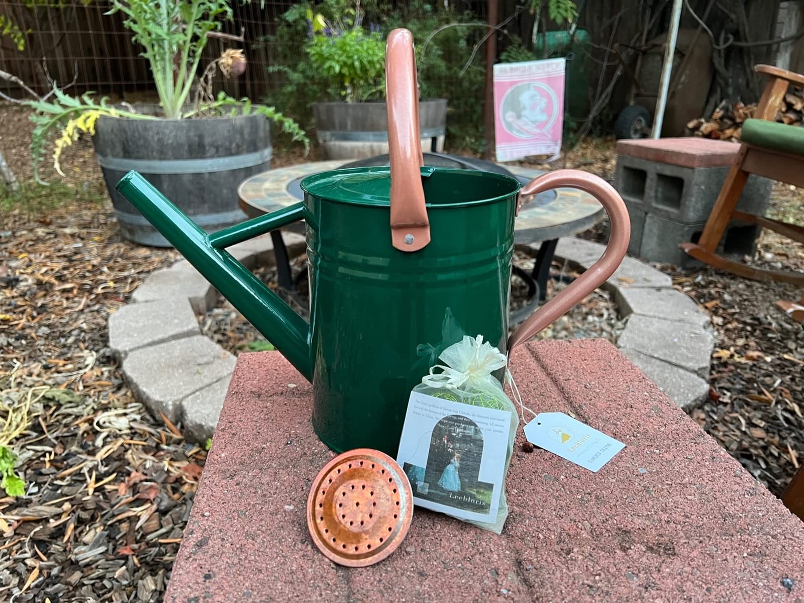 Metal Watering Can for Outdoor Plants, 1 Gallon Galvanized Steel Watering Can with Removable spout for Outdoor & Indoor Use, Perfect for Garden Flower, Houseplants, Copper customer photo 2
