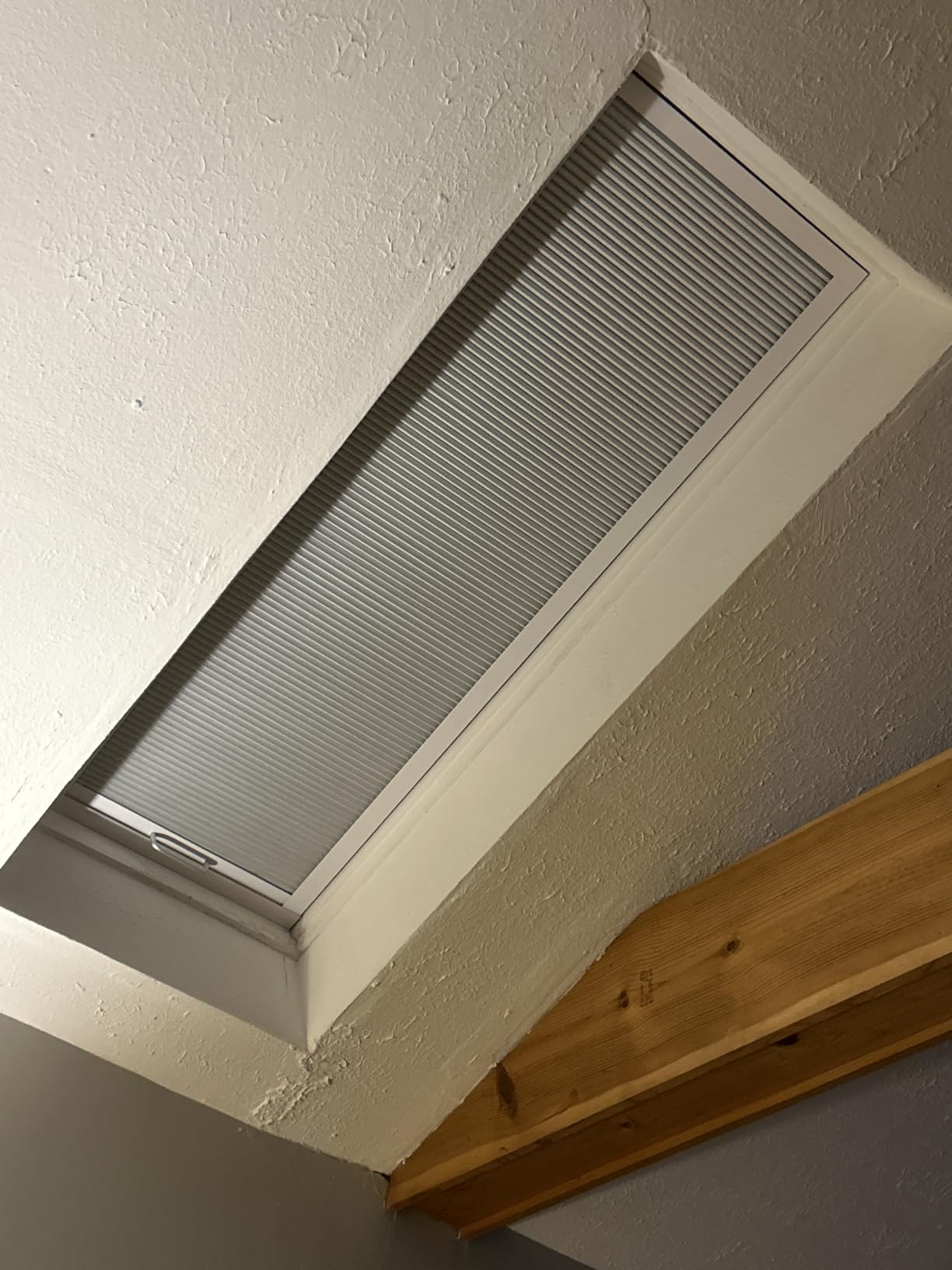 MiLin Blackout White Skylight Blinds Cordless Cellular Shades for Windows | Suitable for Roof Inclined Plane Room Windows - Custom Cut to Size customer photo 1