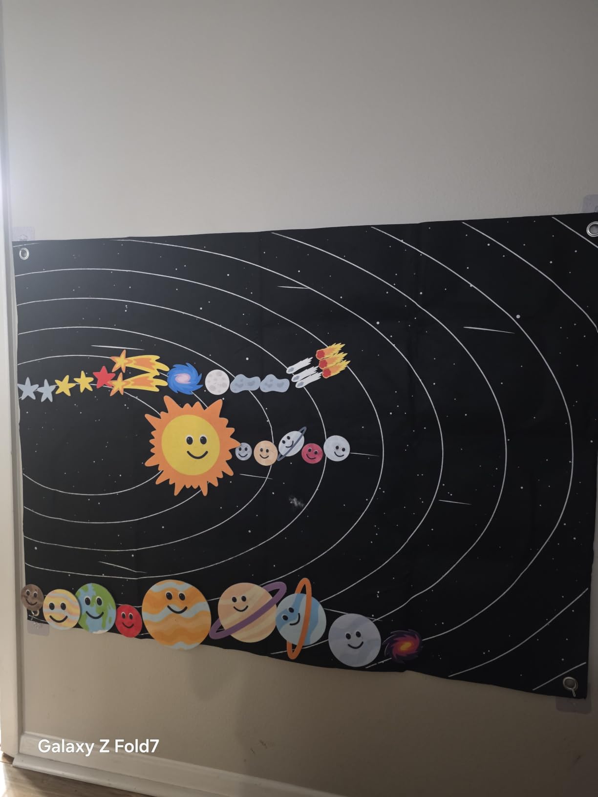 BONNYCO Solar System for Kids Toys with 61 Felt Figures. Space Montessori Toys, Girls Boys Birthday Gifts Planets. Felt Board for Toddlers Story, Educational Kids Gifts 3 4 5 6 7 8 Years, Christmas customer photo 1