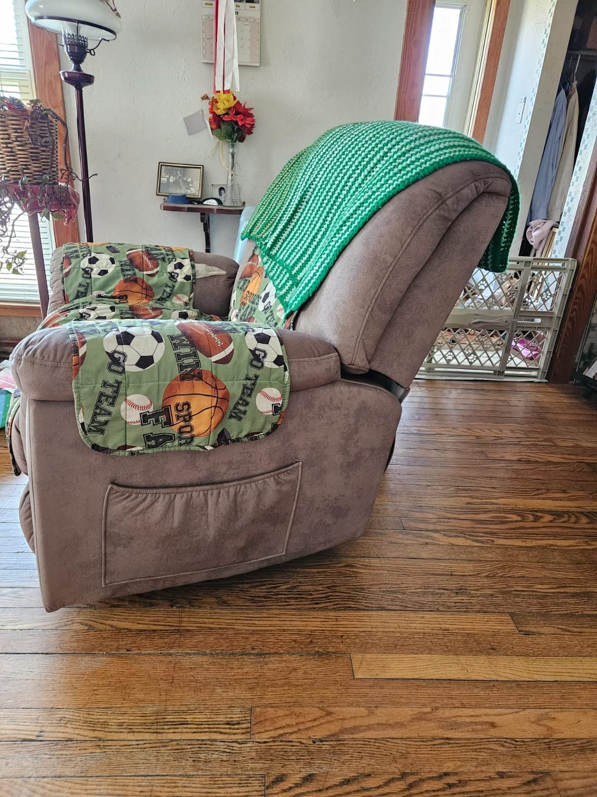ANJ Rocking Recliner Chair Oversized Swivel Rocker Recliners, Comfy Glider Rocking Chairs for Big Man, Extra Wide Recliners Overstuffed Reclining Chair for Living Room, Grey customer photo 1