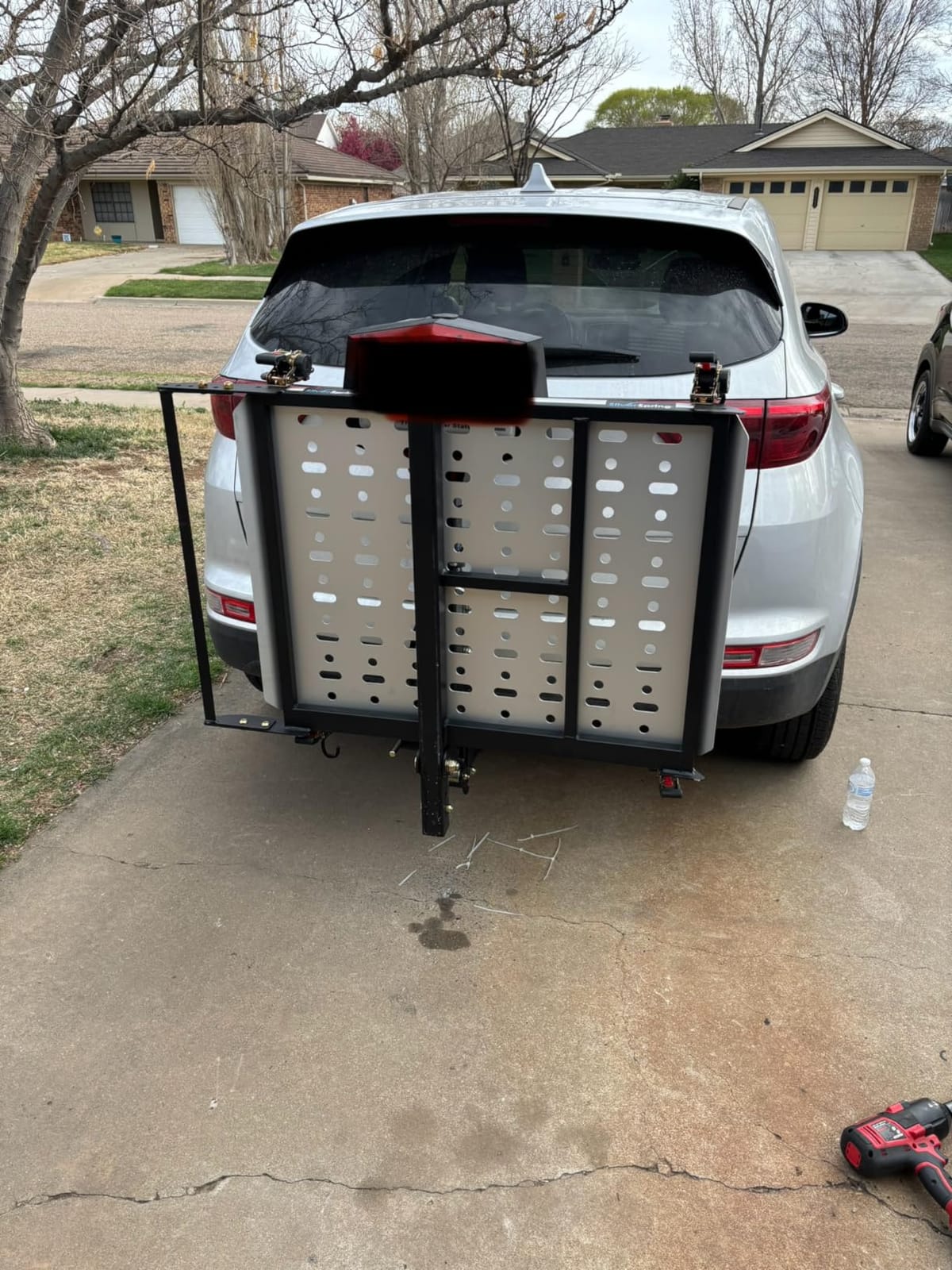 Electric Mobility Scooter Carrier for Car, SUV, 350 lb Cap, Silver Spring | No drilling required, easy up/down switch, license plate holder, on/off key, tie down strap included customer photo 1