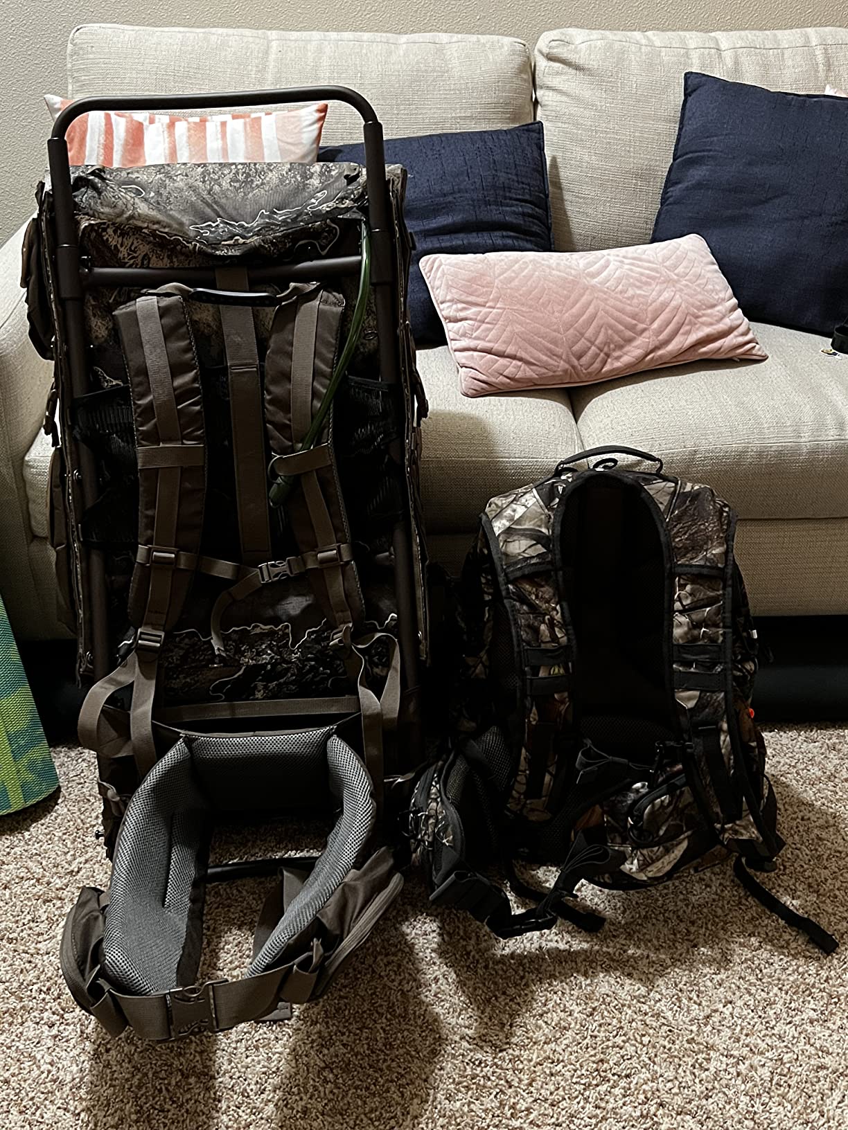 ALPS OutdoorZ Commander + Pack Bag - 5,250 in³ Hunting Backpack with Freighter Frame, Rifle Holder, Spotting Scope Pocket, Ripstop Fabric, Adjustable Coyote Brown Pack customer photo 2