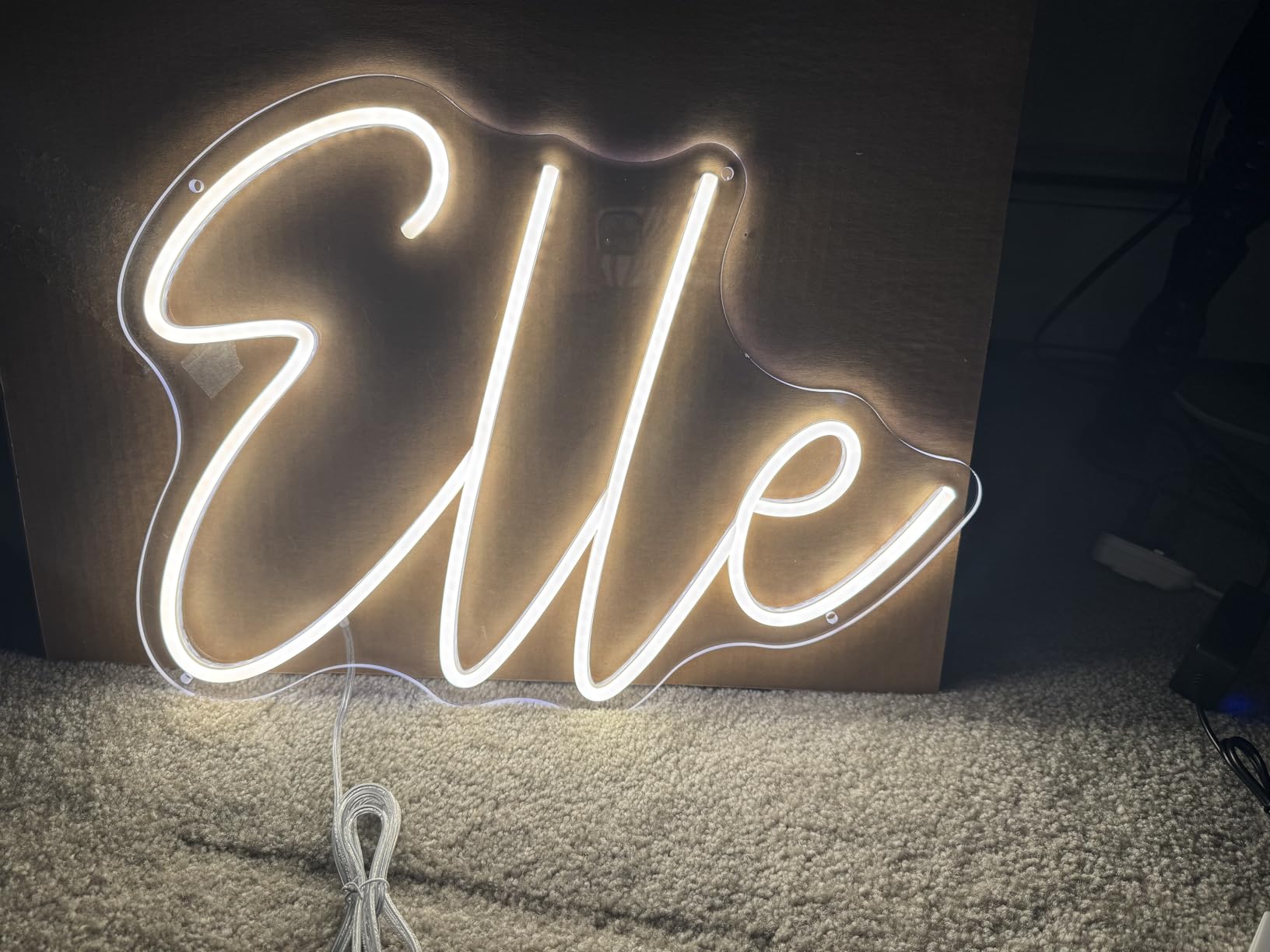 IbayNawi Custom Neon Signs, Neon Sign Customizable for Wall Decor, Personalized Neon Sign for Wedding Birthday Party Gift customer photo 2
