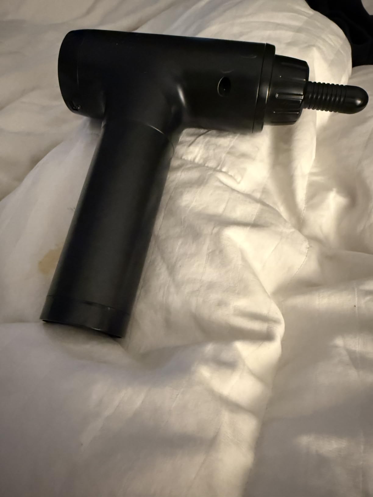 OLsky Massage Gun Deep Tissue 30 Speeds 9 Attachments Handheld (Black) | Electric Muscle Massager, High-intensity Percussion, Massage Device for Pain Relief, Quiet and Powerful, Ideal for Recovery customer photo 1