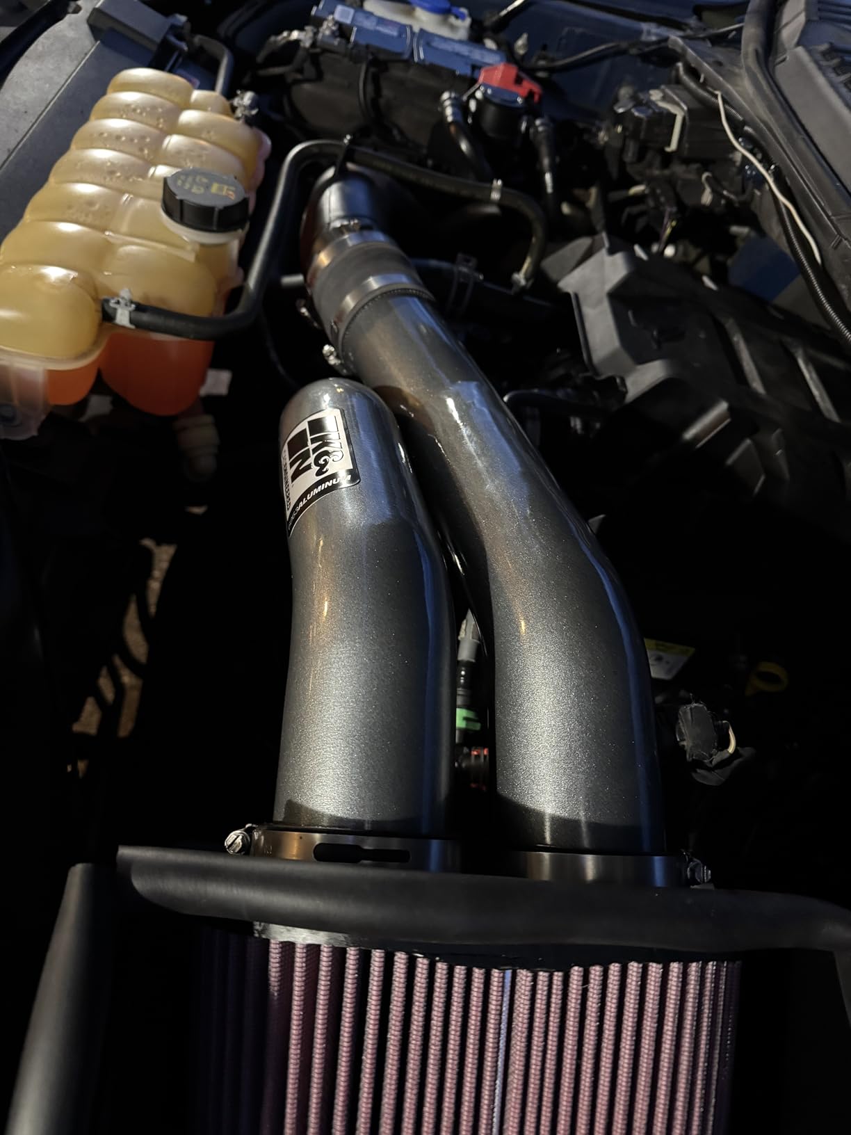 K&N Cold Air Intake System: High-Flow Air Filter, Increase Performance & Towing: Compatible with 2015-2026 FORD Expedition, F150, F150 Raptor, 77-2617KC customer photo 1