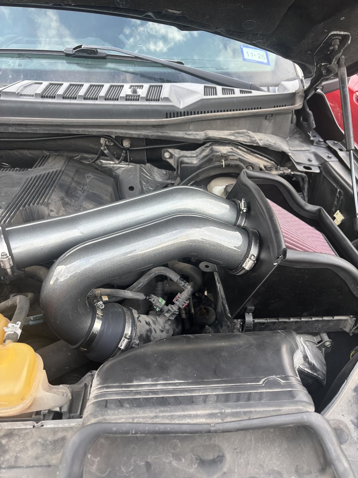 K&N Cold Air Intake System: High-Flow Air Filter, Increase Performance & Towing: Compatible with 2015-2026 FORD Expedition, F150, F150 Raptor, 77-2617KC customer photo 2