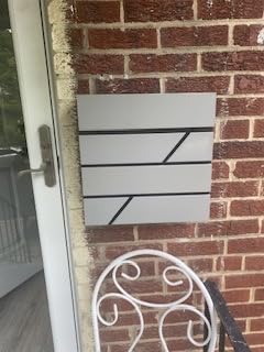 Mailbox Wall Mount, Large Capacity Locking Mailbox for Outside, Galvanized Steel Cover and Rust-Proof Metal Post Box with Newspaper Holder, 14.6