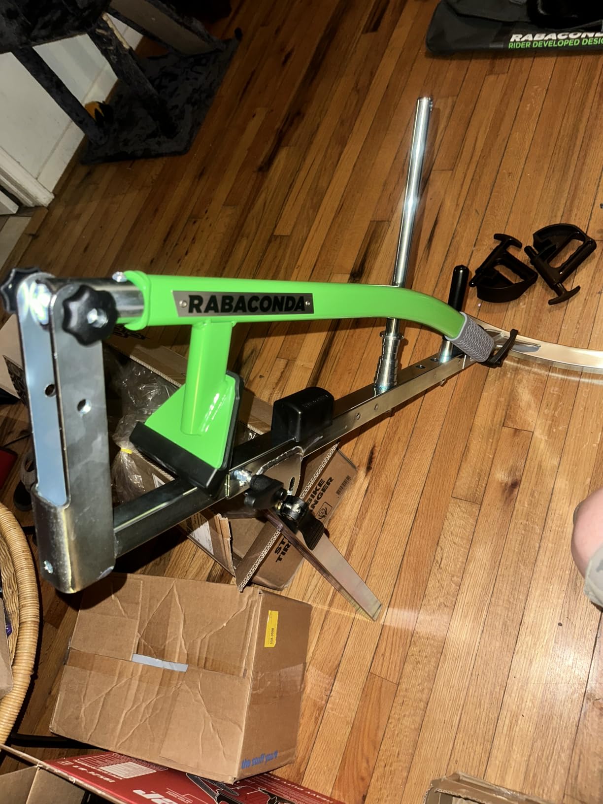 Rabaconda Street Bike Motorcycle Tire Changer Starter Kit customer photo 2