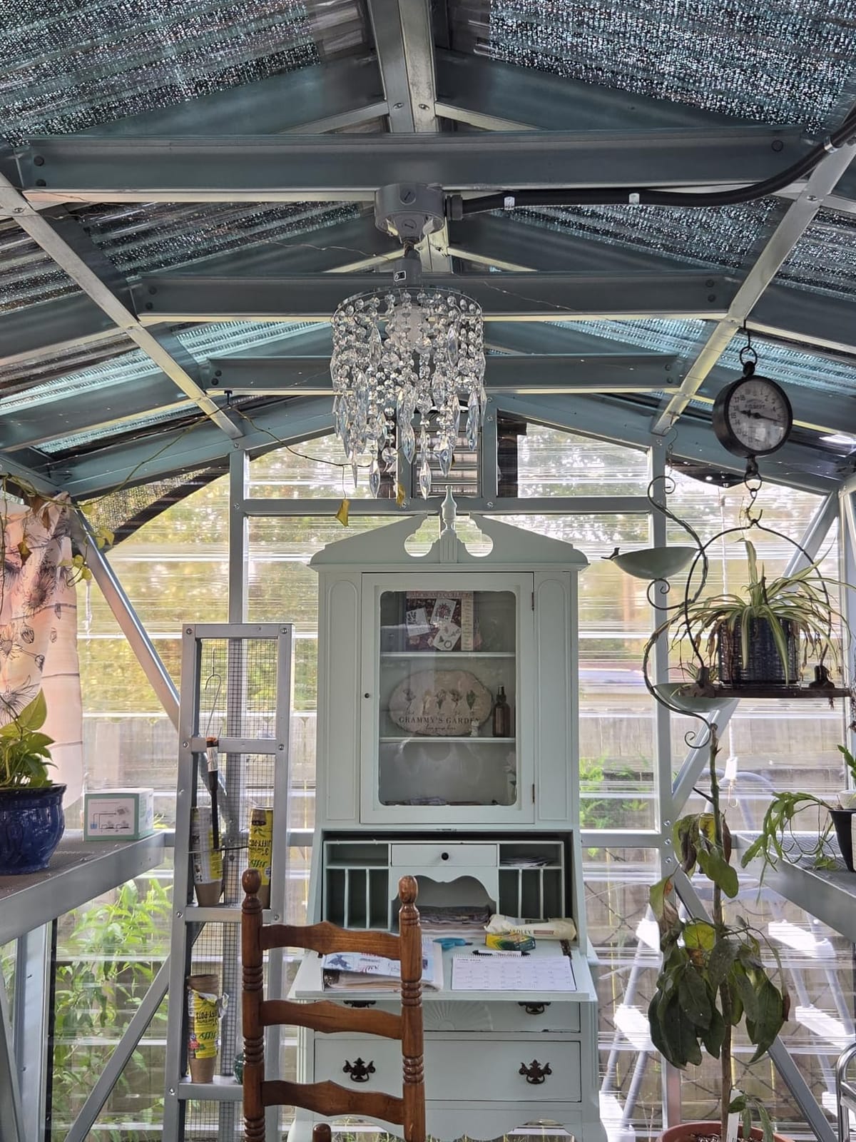 H11.81''X D8.66'' Chandelier Shades, Mini Crystal Shade, Acrylic Beaded Hanging Lampshade, Modern Pendant Light Shades, Sparkling Ceiling Decor for Bedroom, Hallway, Bar, Kitchen, Bathroom, 2-Tiers customer photo 2