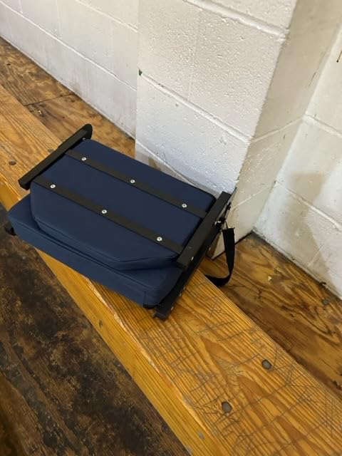 Jauntis Stadium Seats for Bleachers, Bleacher Seats with Ultra Padded Comfy Foam Backs and Cushion, Wide Portable Stadium Chairs with Back Support and Shoulder Strap customer photo 2