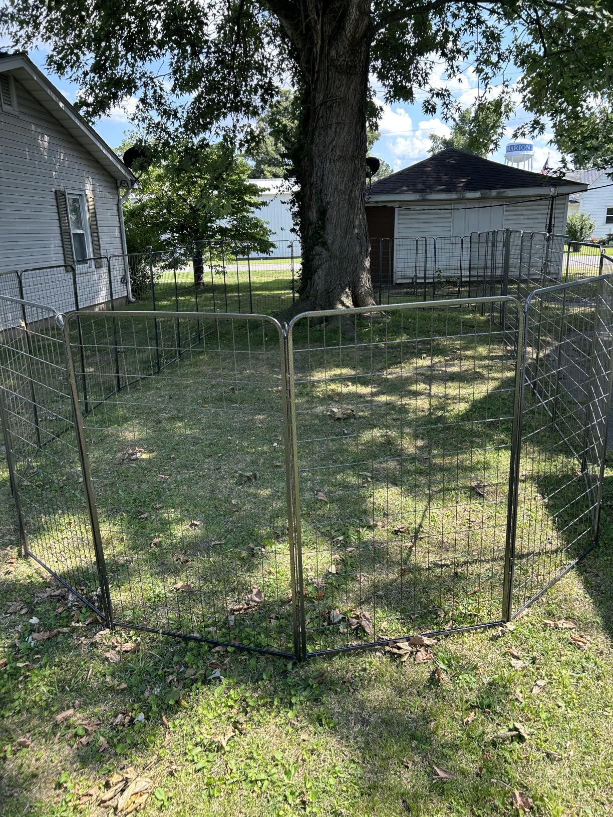 Kfvigoho Dog Playpen Outdoor Extra Wide 12 Panels Heavy Duty Dog Fence 47