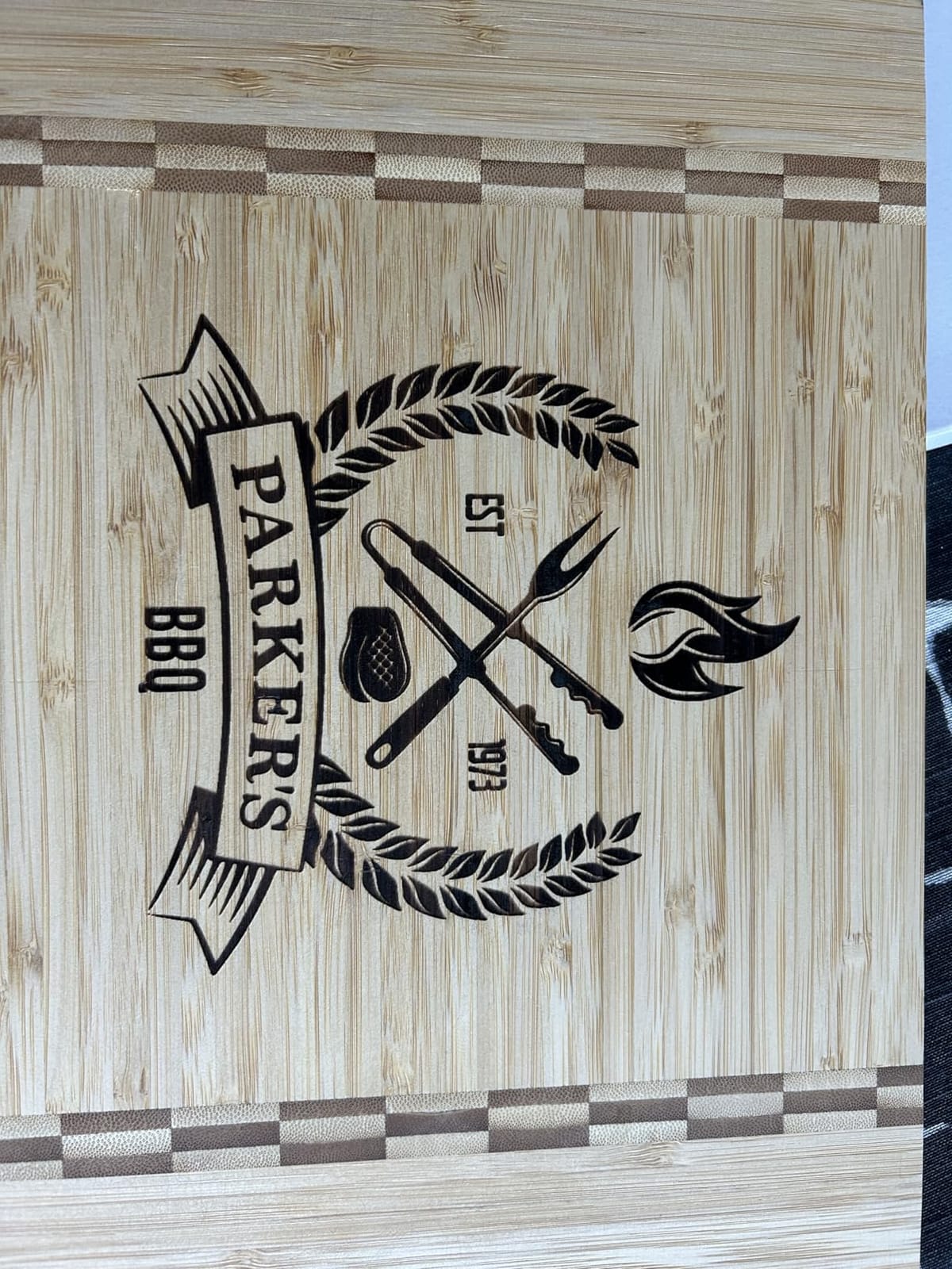 Personalized Gift for Men - Custom Engraved Cutting Board for Dad, Grandpa - Wood Grill Board for BBQ Lovers - Barbecue & Grilling Gift for Him - Perfect for Father's Day, Anniversary or Birthday customer photo 1