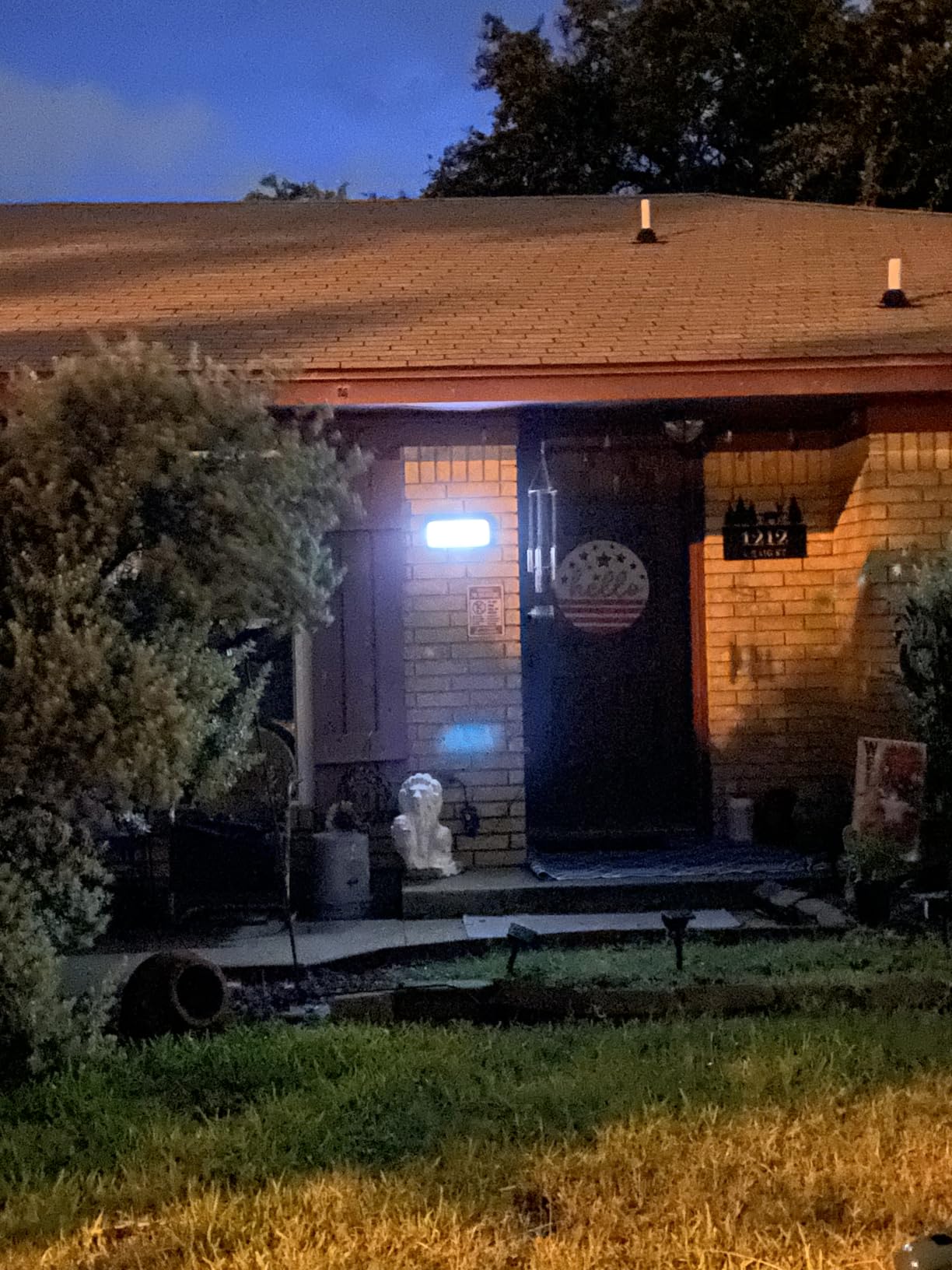 Solar Address Sign, Lighted Address Numbers Outdoor Waterproof, Illuminated LED Address Plaque, House Numbers for Outside, Grey customer photo 2