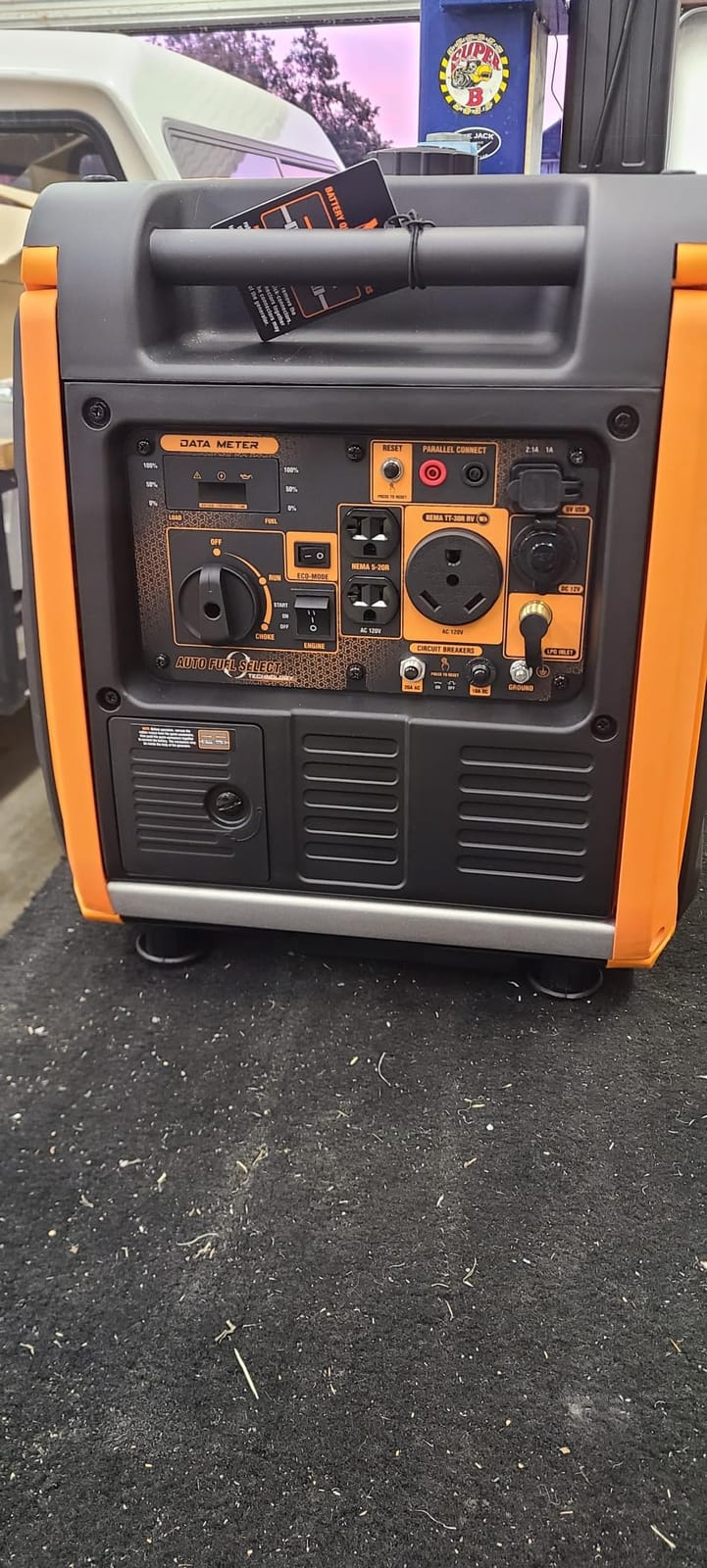 WEN DF451i Super Quiet 4500-Watt Electric Start Dual Fuel RV-Ready Portable Inverter Generator with Fuel Shut-Off customer photo 2