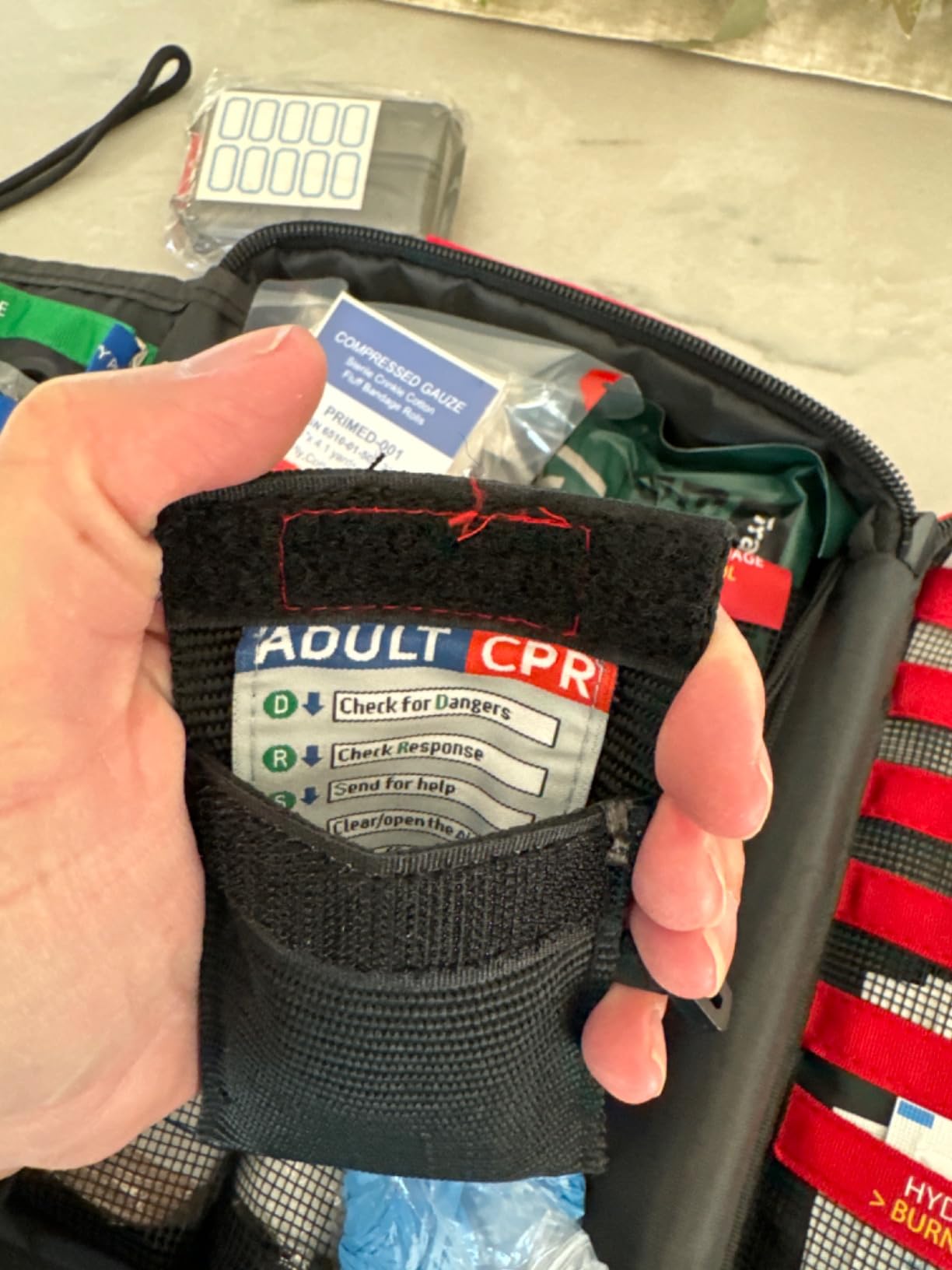 Professional Trauma First Aid Kit - Military-Grade Labelled Compartments & MOLLE System for Workplace, Outdoor, Car, Boat, Hurricane Emergencies 265 Piece Emergency Necessities Kits customer photo 2