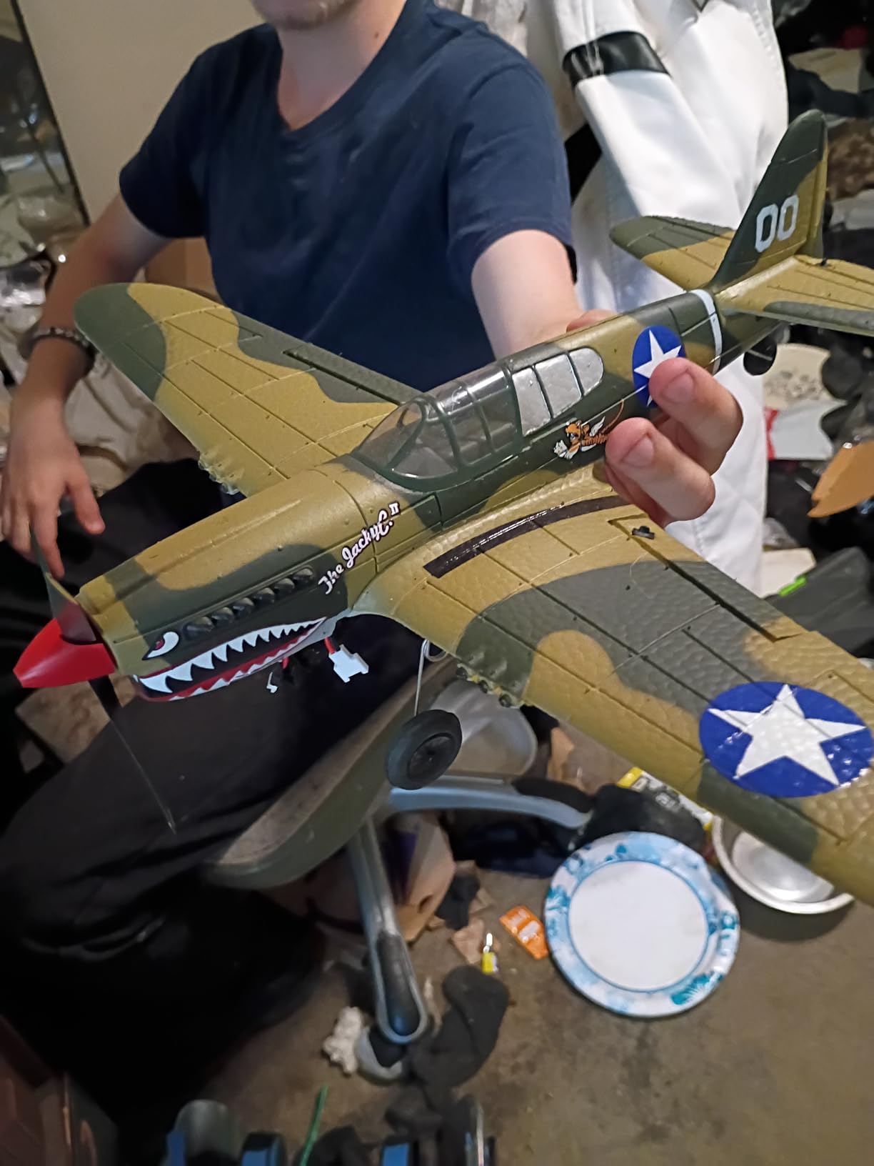volantexrc RC Plane, 4CH Remote Control Airplane for Beginners & Adults | A6M Zero WWII RC Airplane, Aileron, 2.4Ghz, Xpilot Self Righting, One Key Aerobatic, Gifts for Adults customer photo 1
