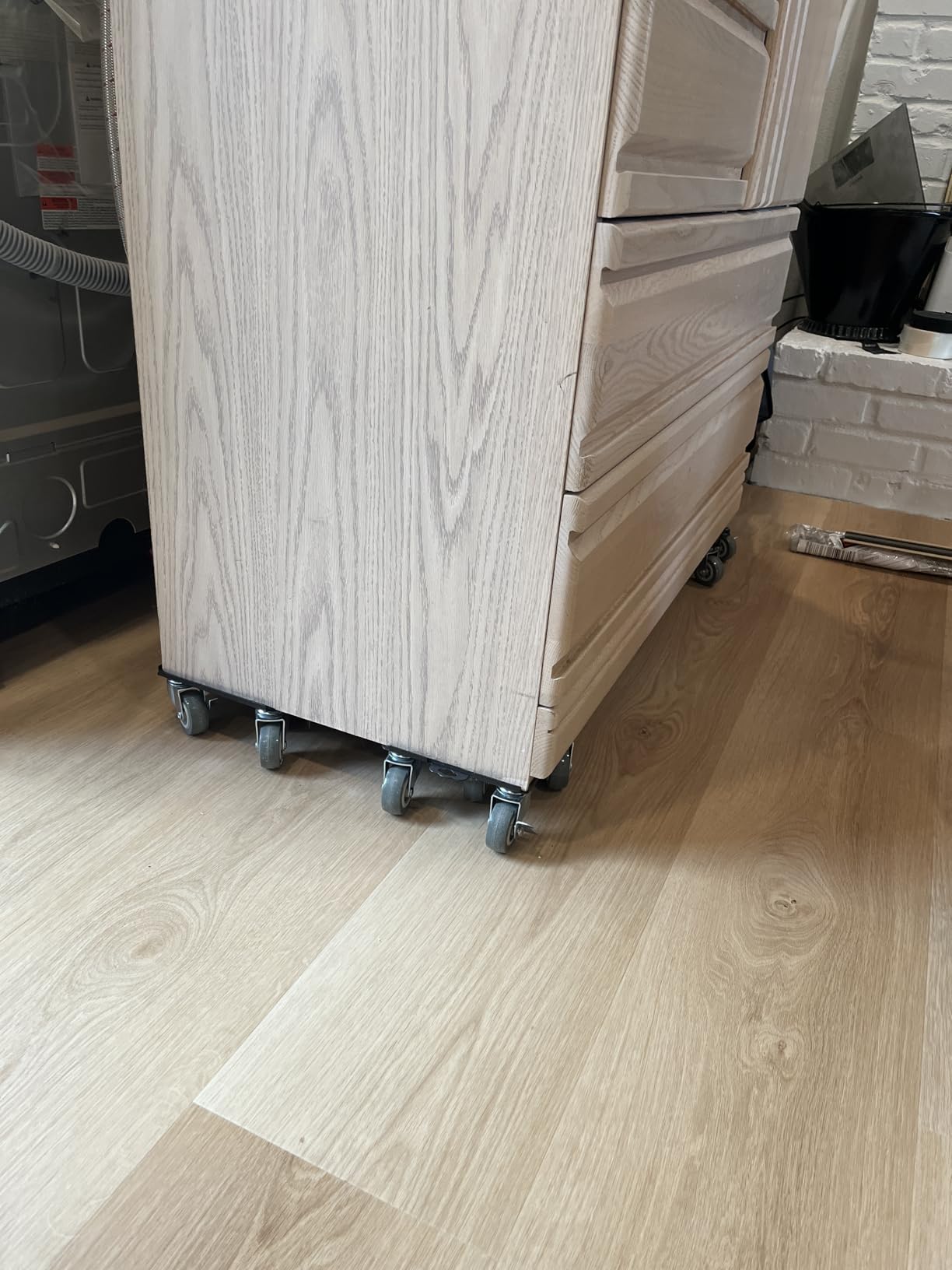MYUEA Furniture Dolly, Furniture Movers with 5 Wheels, Carbon Steel Panel Heavy Duty Dolly, Maximum Load 3474LBS customer photo 1