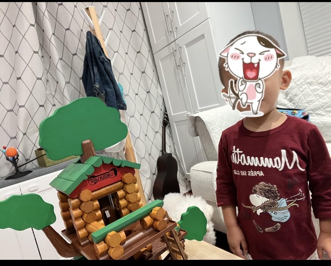 Lincoln Logs 2 Tiered Tree House Building Set, Educational Toy, Gift for Kids, Girls and Boys, STEM Retro Classic Toy customer photo 1