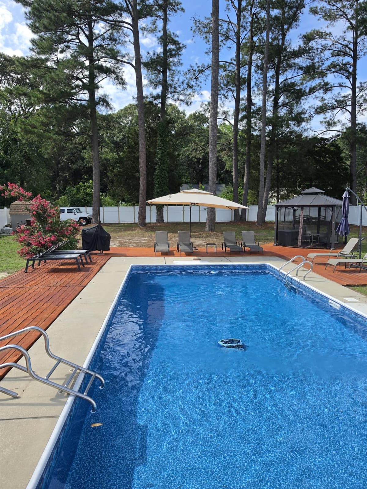 10x13FT Cantilever Outdoor Patio Umbrellas, Double Top Large Rectangle Umbrella, Heavy Duty 360° Rotation Offset Outdoor Sun Shade Umbrella for Garden Deck Pool Backyard Patio, Grey customer photo 2