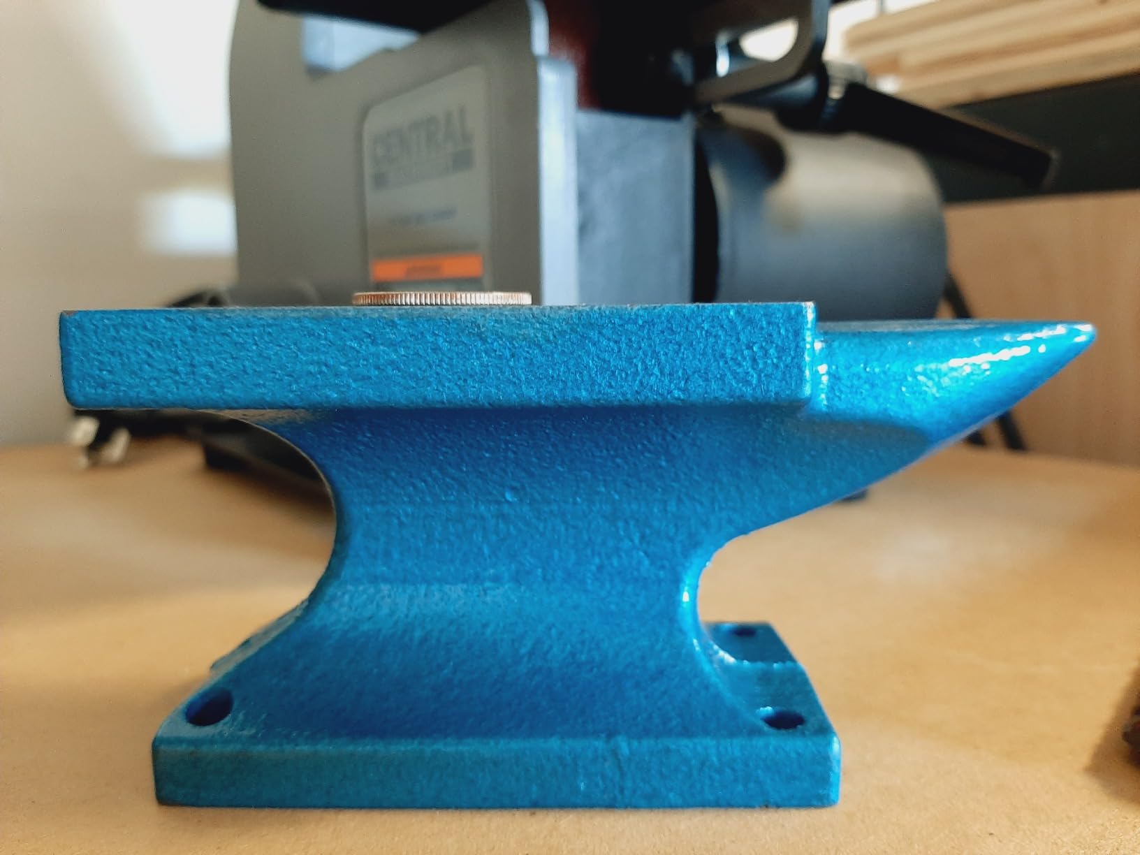 HimaPro Single Horn Anvil for Blacksmith Blue - Cast Iron Anvil - A Wonderful Tool for Jewelry Making and Metal Stamping (24 LBS) customer photo 1