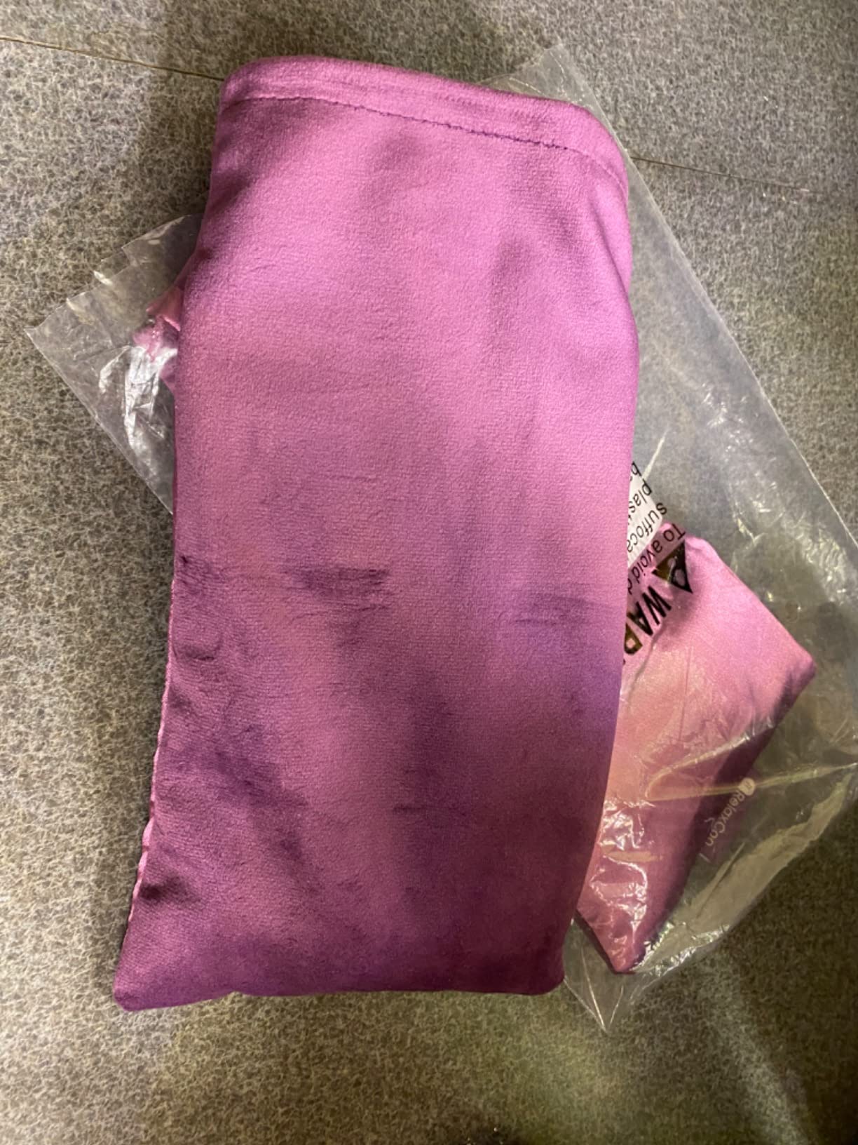 RelaxCoo Lavender Eye Pillow for Relaxation, Yoga, Sleeping, Weighted Eye Mask Heated for Headache, Sinus, Dry Eyes Relief, Moist Heat Eye Compress, Meditation Accessories with Aromatherapy, Pack of 2 customer photo 1