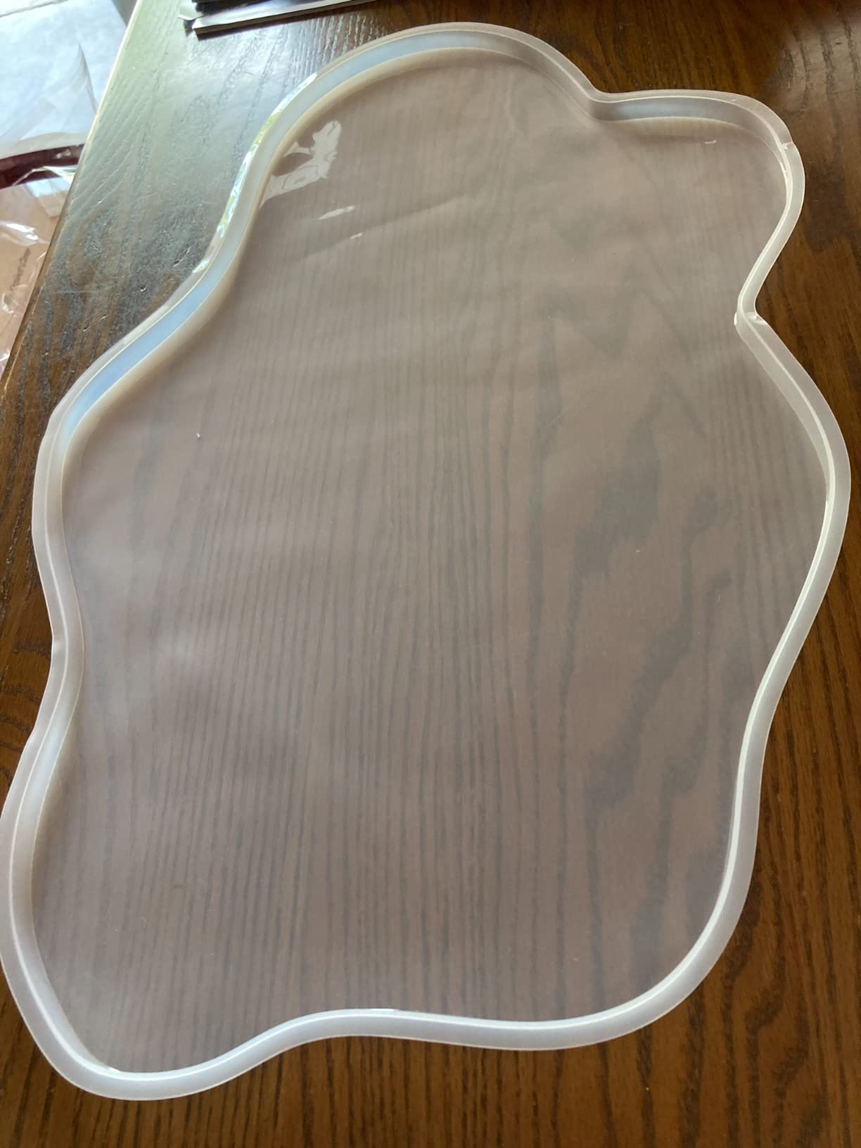 Large Resin Table Mold 24 inch Epoxy River Table Mold, Silicone Resin Tray Molds for River Table, Charcuterie Boards, Coffee Table, Desk Board, Cutting Board customer photo 2